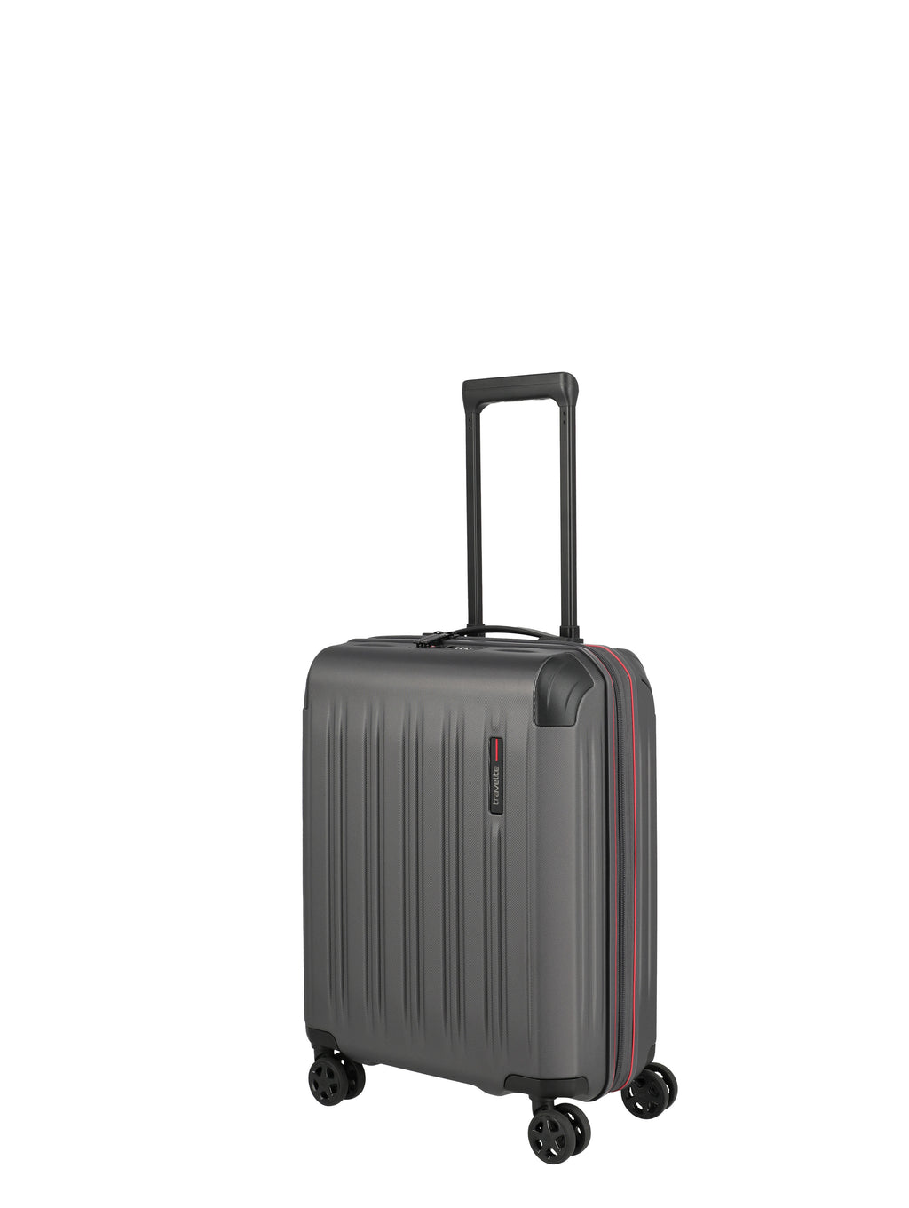 Travelite DYNAMIIC erweiterbarer Hartschalenkoffer Koffer S erw., Anthrazit