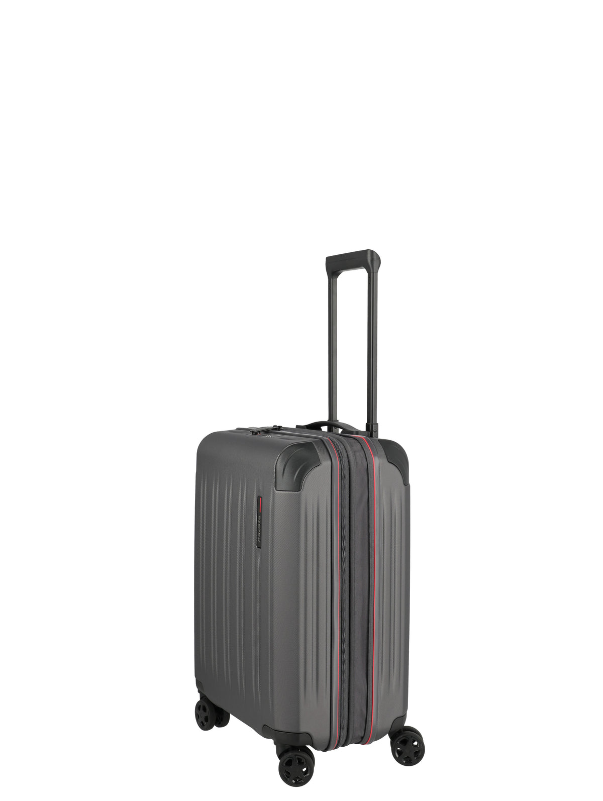 Travelite DYNAMIIC erweiterbarer Hartschalenkoffer Koffer S erw., Anthrazit