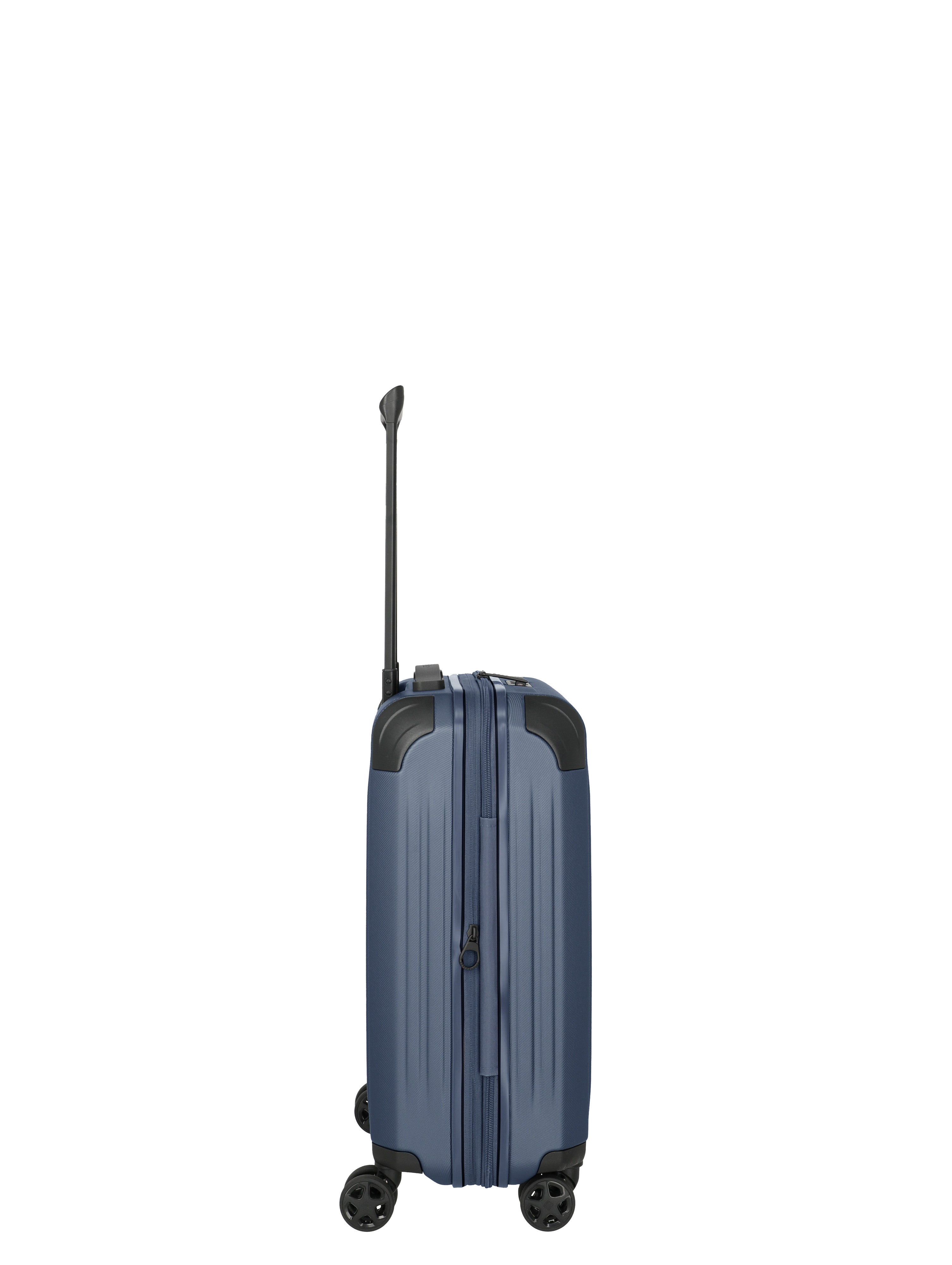 Travelite DYNAMIIC erweiterbarer Hartschalenkoffer Koffer S erw., Denimblue