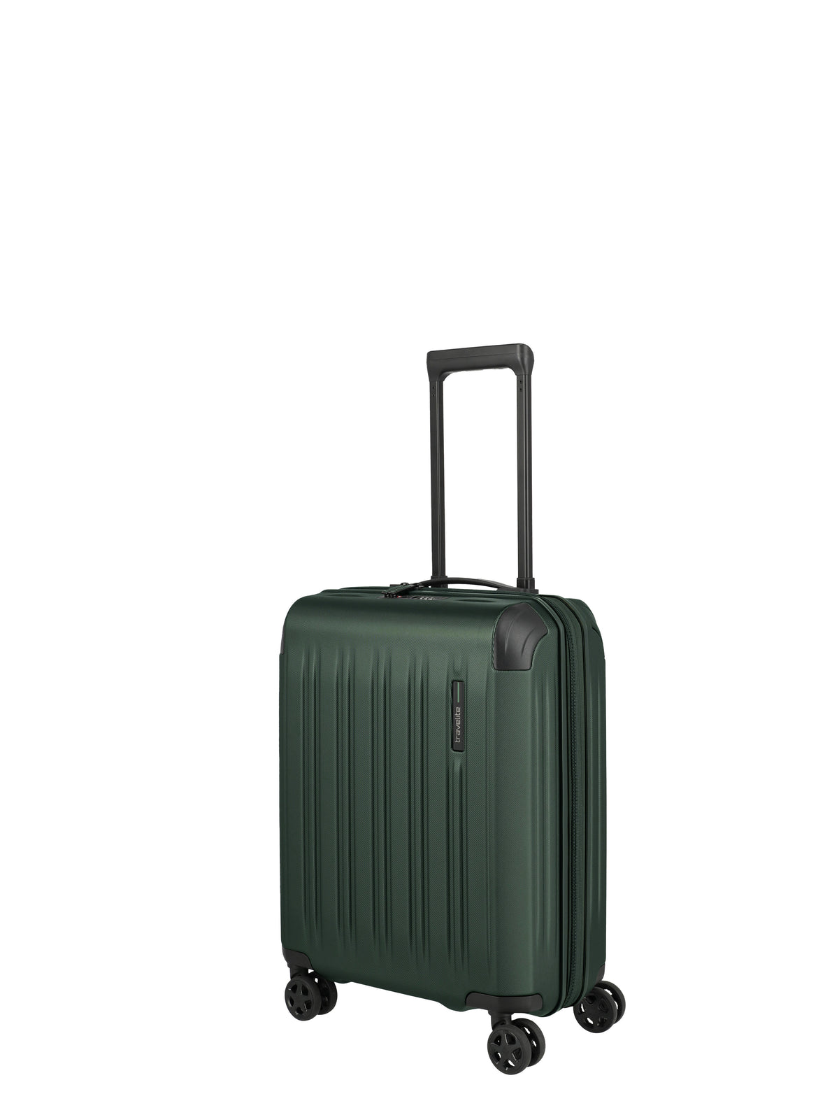 Travelite DYNAMIIC erweiterbarer Hartschalenkoffer Koffer S erw., Grün