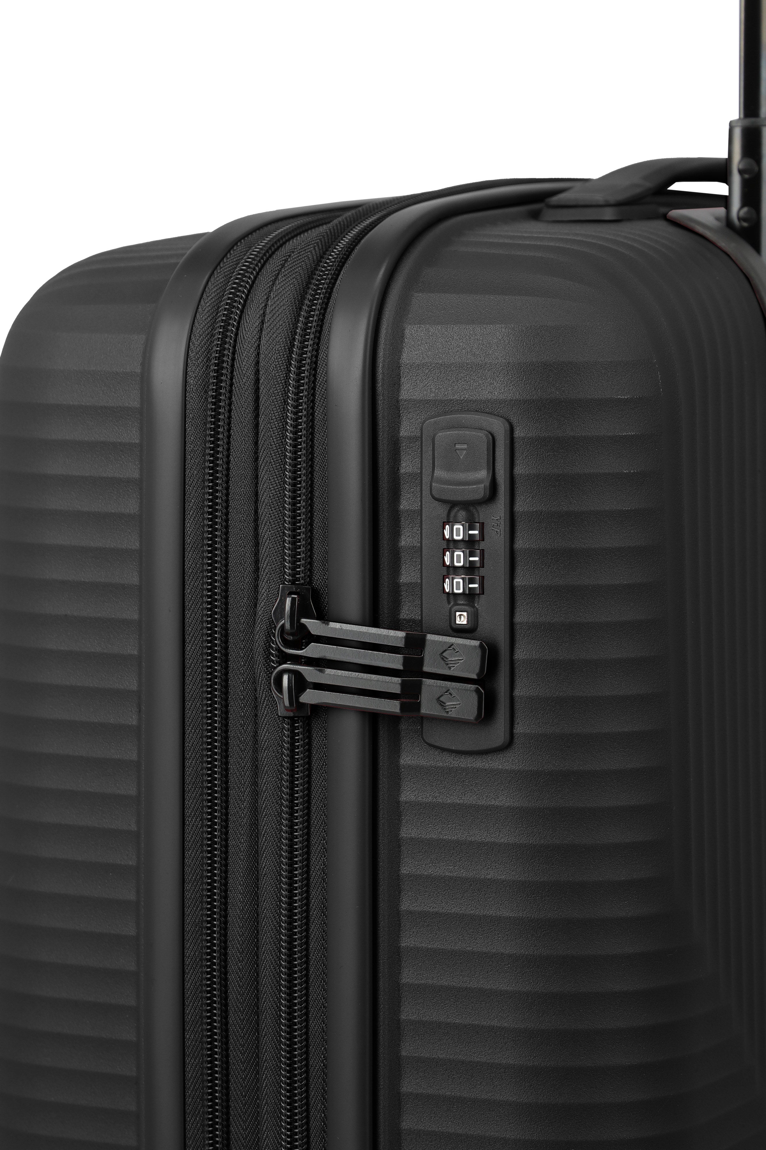 Travelite AIR STRIPE Trolley S erweiterbar Koffer in Schwarz – Ansicht 12