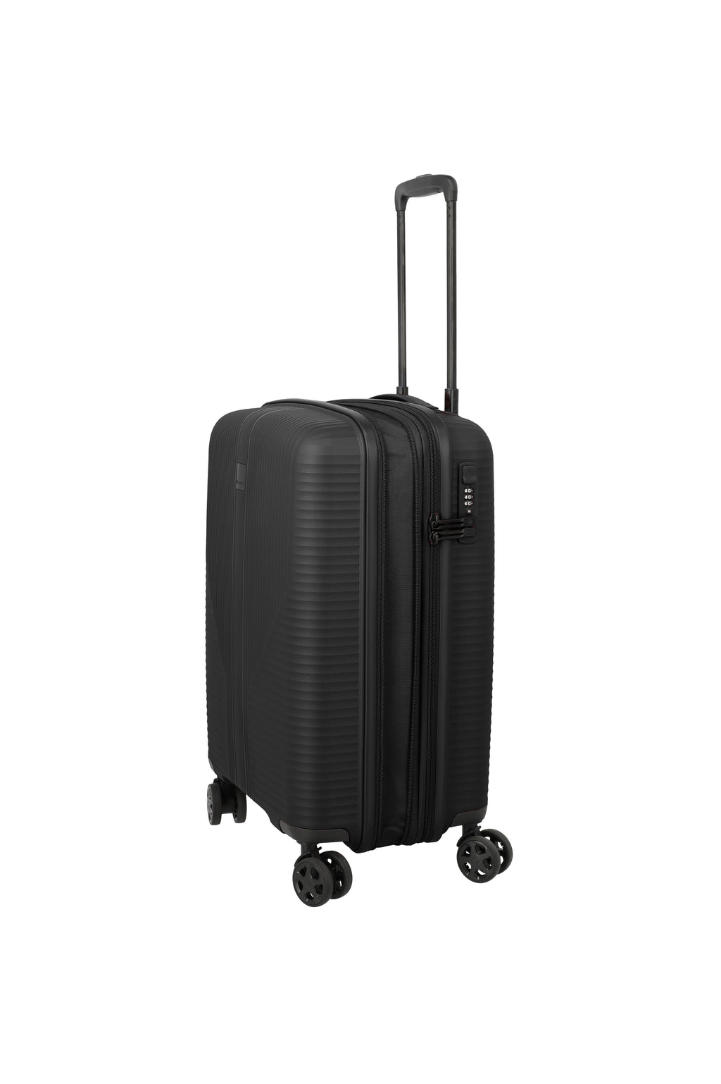 Travelite AIR STRIPE Trolley S erweiterbar Koffer in Schwarz – Ansicht 4