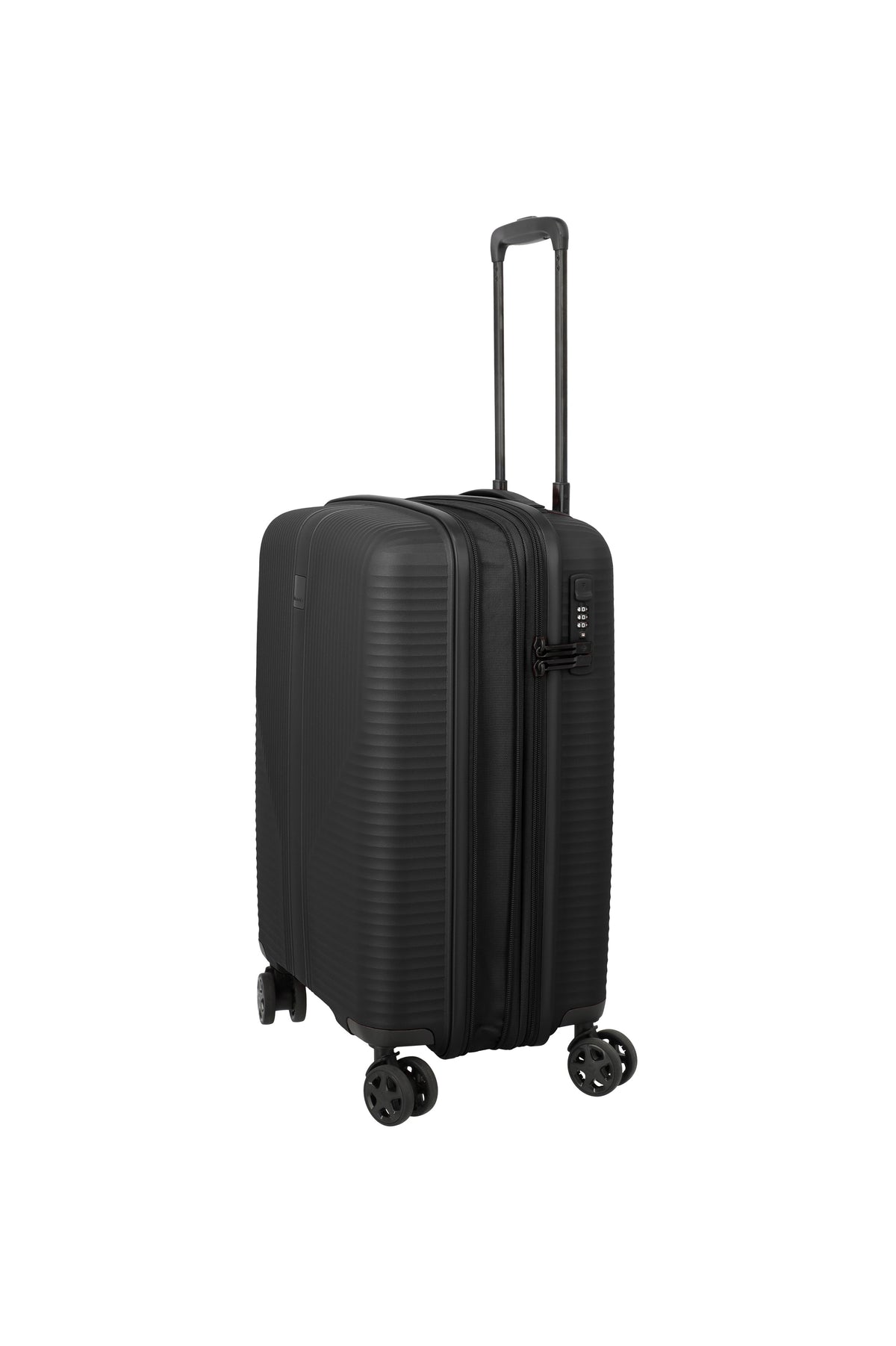 Travelite AIR STRIPE Trolley S erweiterbar Koffer in Schwarz – Ansicht 4