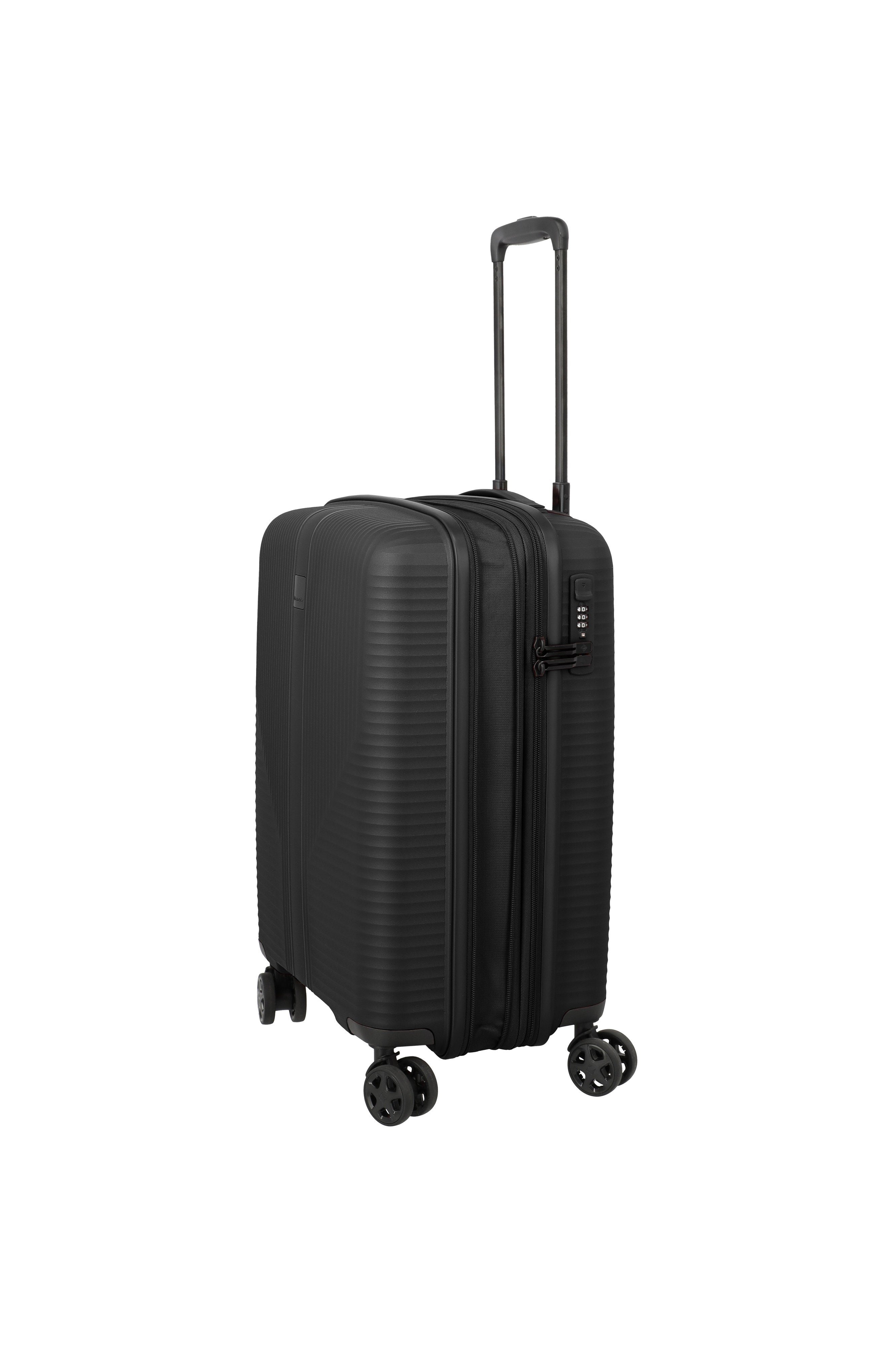 Travelite AIR STRIPE Trolley S erweiterbar Koffer in Schwarz – Ansicht 4
