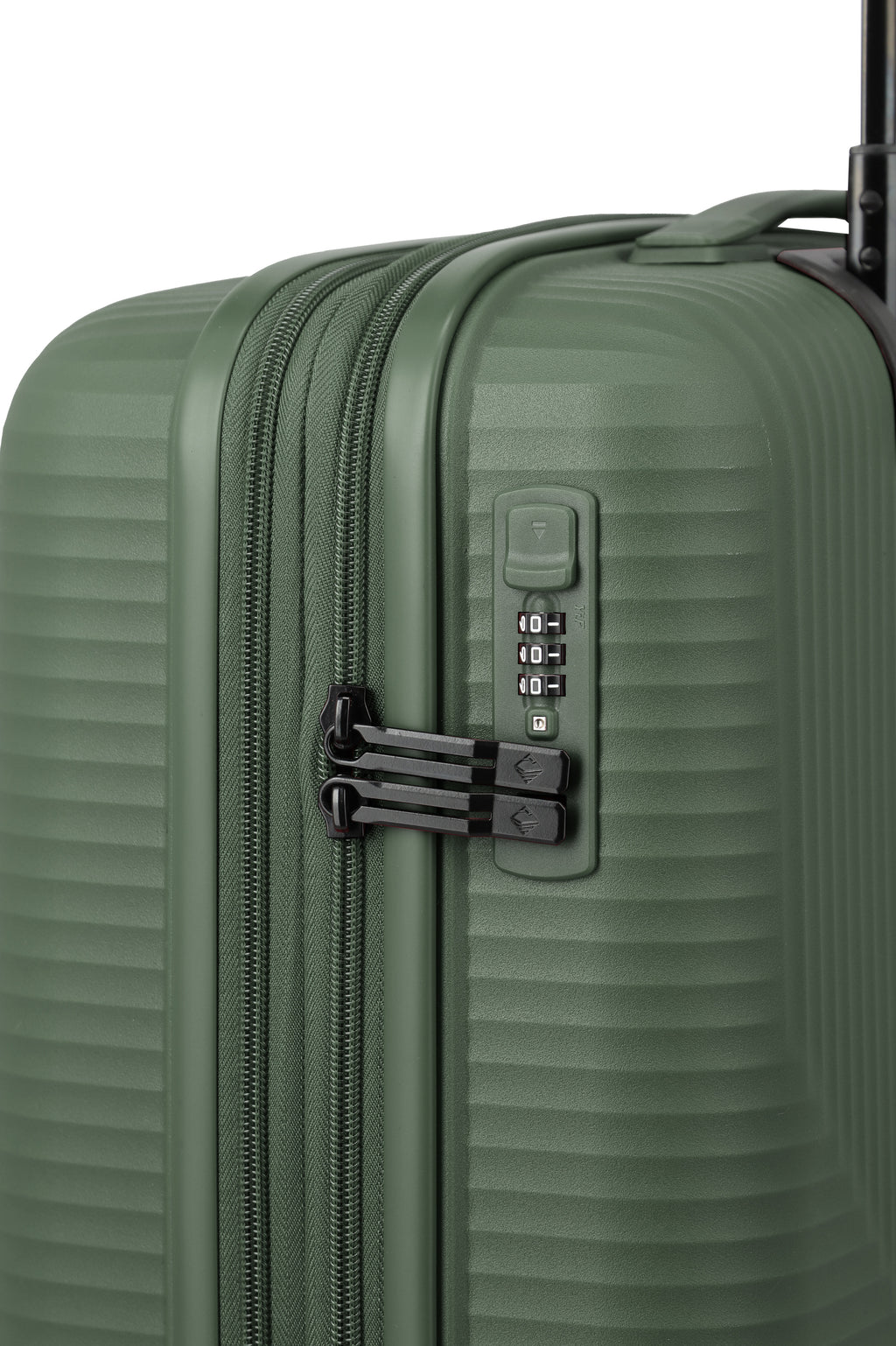 Travelite AIR STRIPE Trolley S erweiterbar Koffer in Grün – Ansicht 12