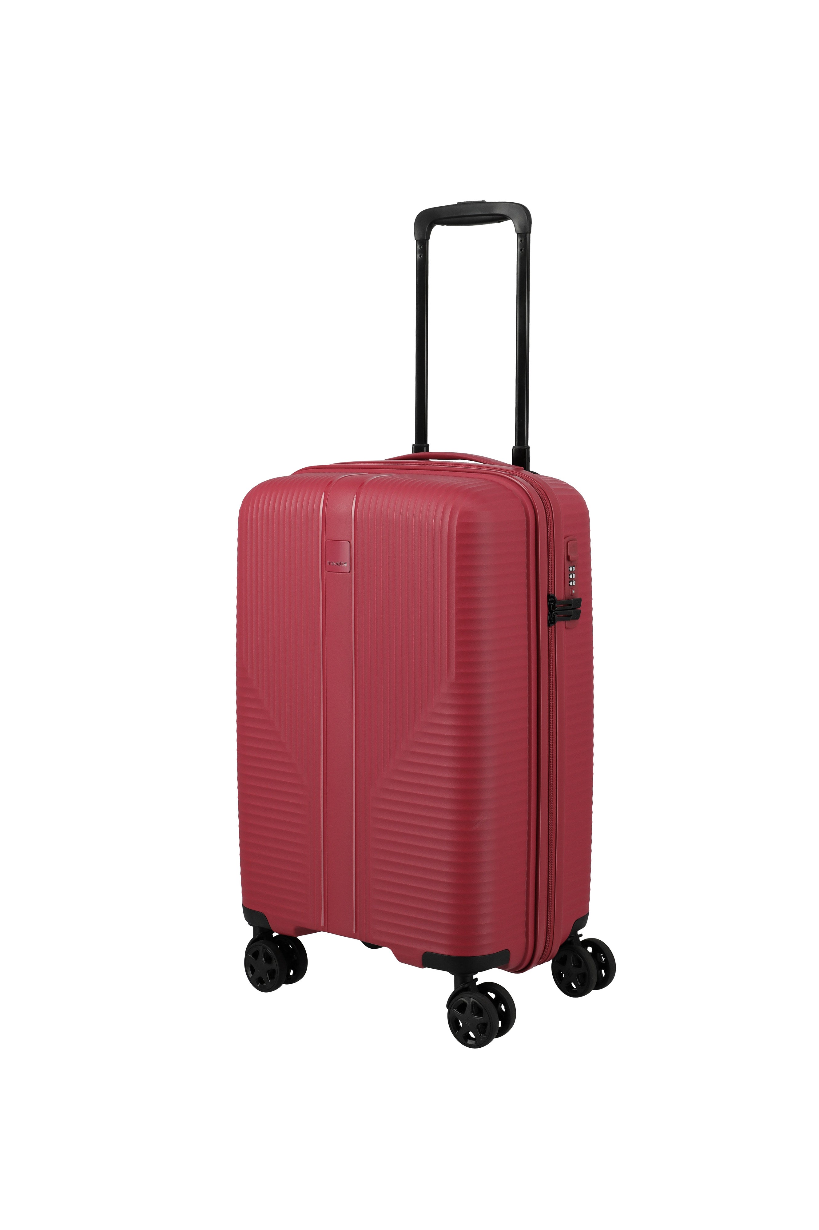 Travelite AIR STRIPE Trolley S Slim Koffer in Rot – Ansicht 5