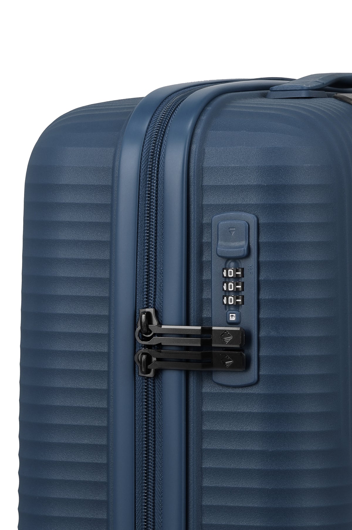 Travelite AIR STRIPE Trolley S Slim Koffer in Blau – Ansicht 3