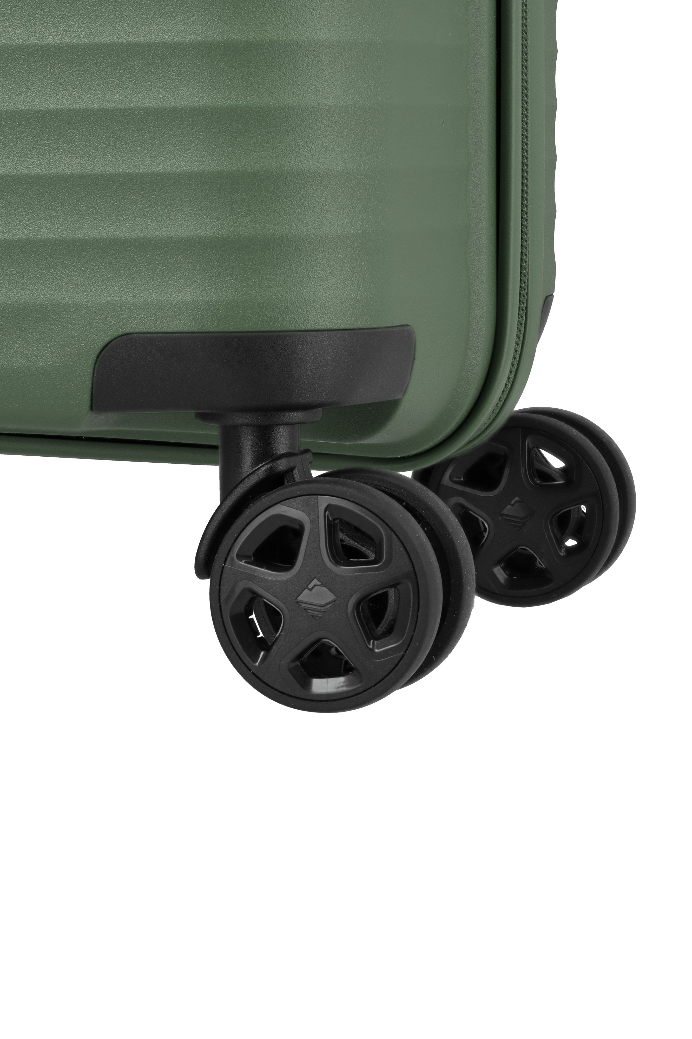 Travelite AIR STRIPE Trolley S Slim Koffer in Grün