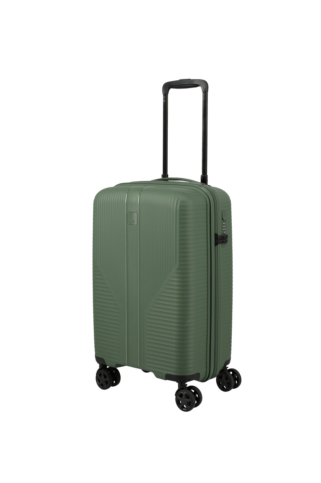 Travelite AIR STRIPE Trolley S Slim Koffer in Grün – Ansicht 4