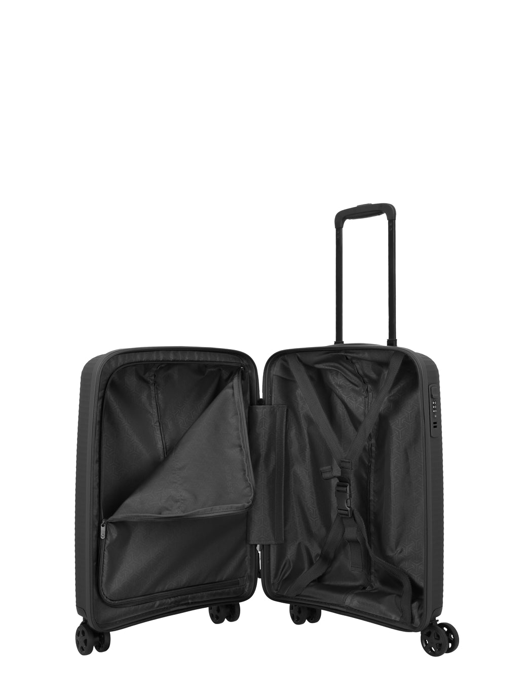 Travelite AIR STRIPE Trolley S Koffer in Schwarz – Ansicht 6