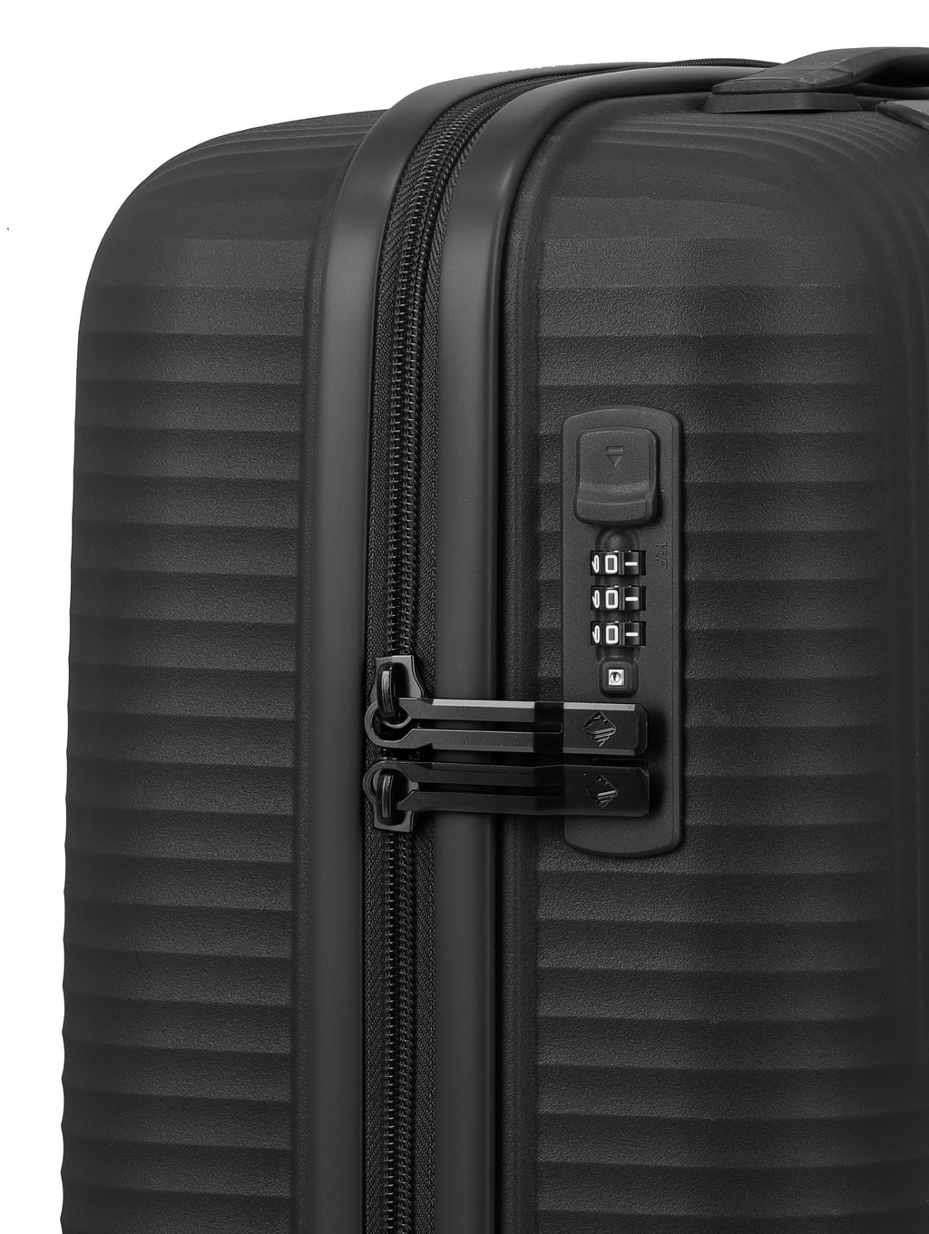 Travelite AIR STRIPE Trolley S Koffer in Schwarz – Ansicht 4
