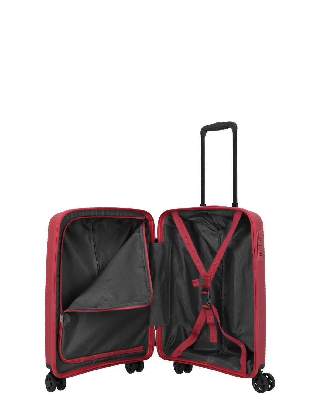 Travelite AIR STRIPE Trolley S Koffer in Rot – Ansicht 6