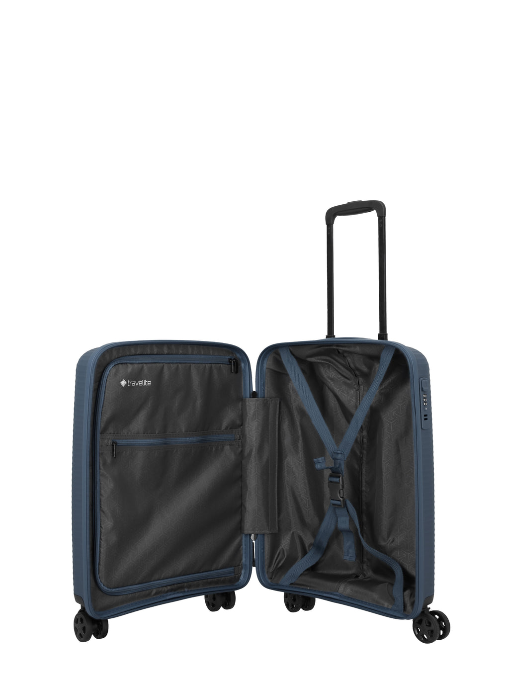 Travelite AIR STRIPE Trolley S Koffer in Blau – Ansicht 7