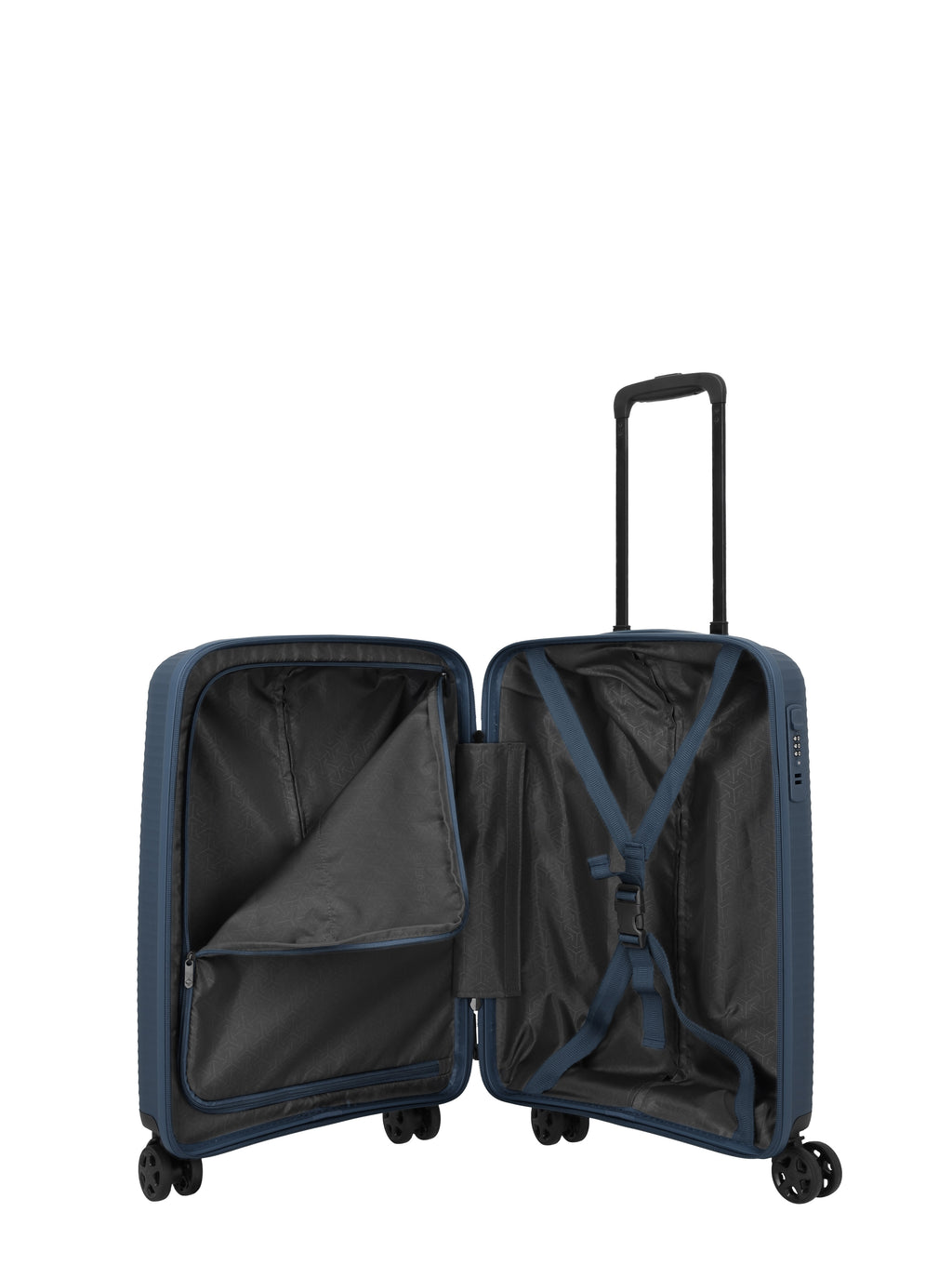 Travelite AIR STRIPE Trolley S Koffer in Blau – Ansicht 6