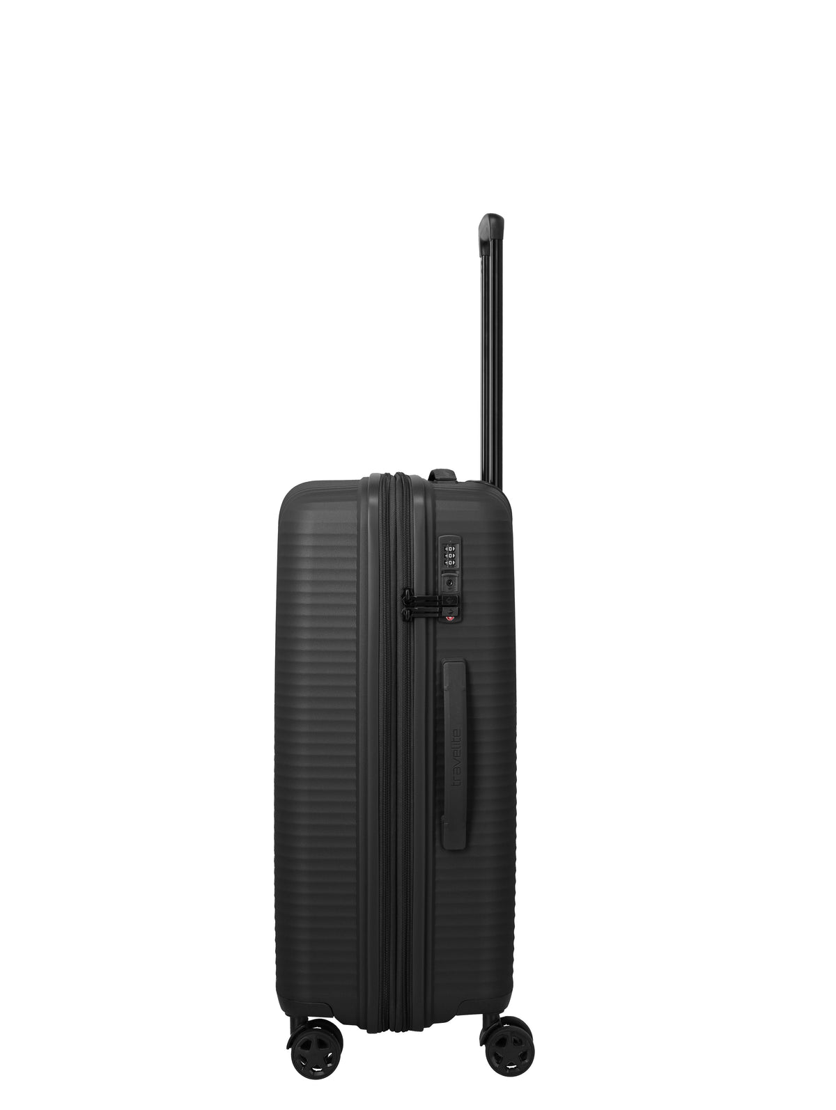 Travelite AIR STRIPE Trolley M erweiterbar Koffer in Schwarz – Ansicht 4