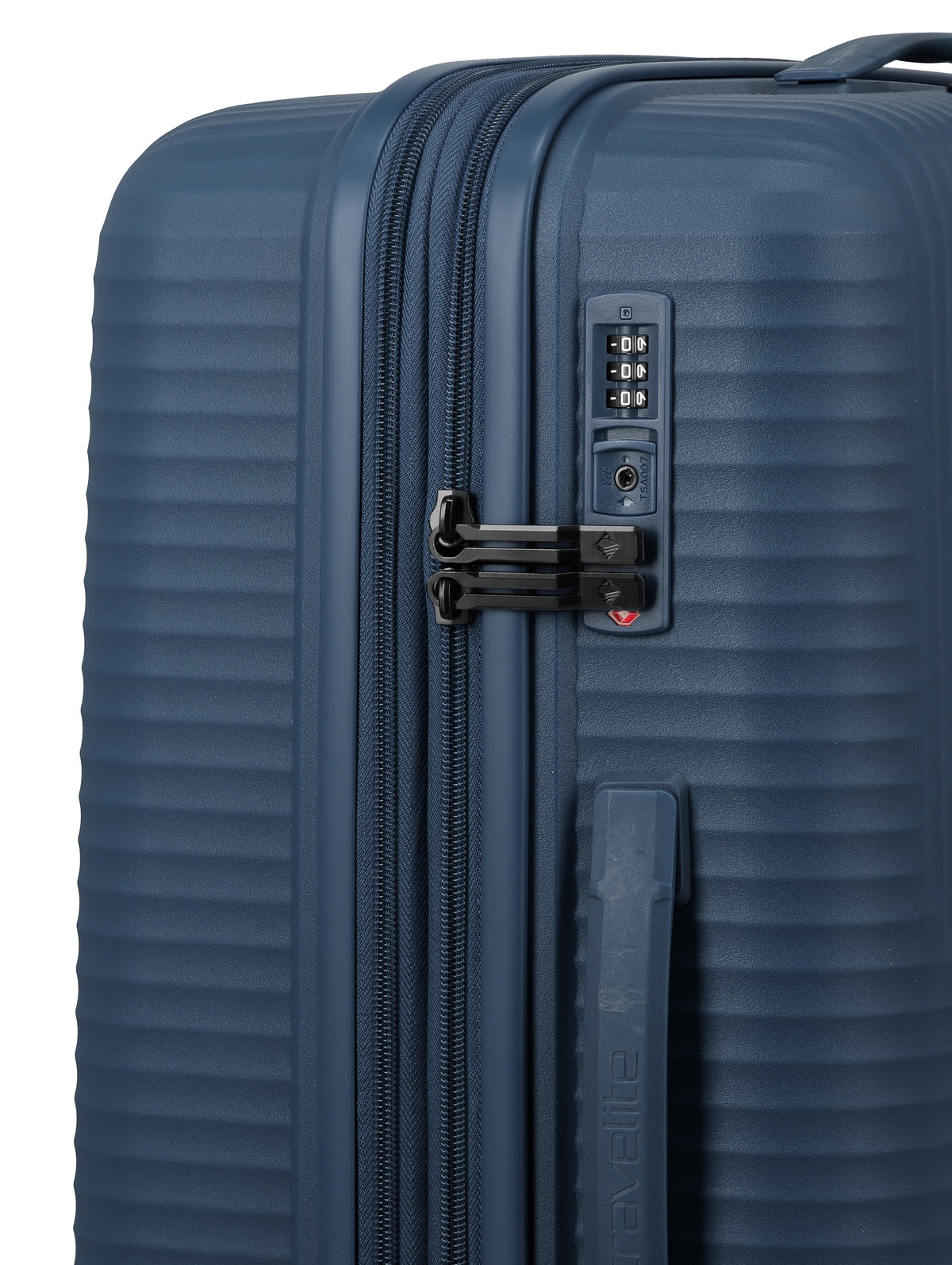 Travelite AIR STRIPE Trolley M erweiterbar Koffer in Blau – Ansicht 5