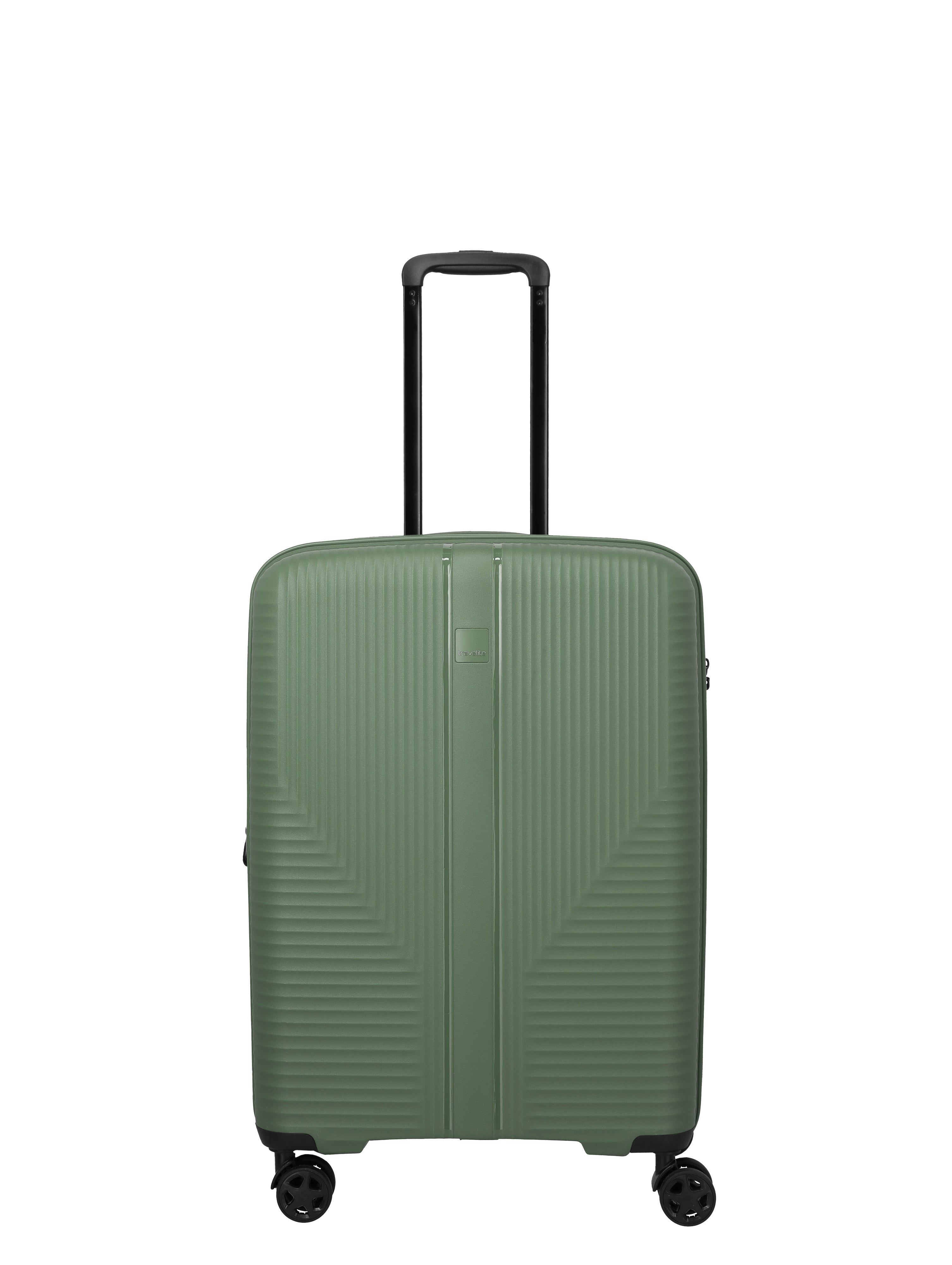 Travelite AIR STRIPE Trolley M erweiterbar Koffer in Grün – Ansicht 3