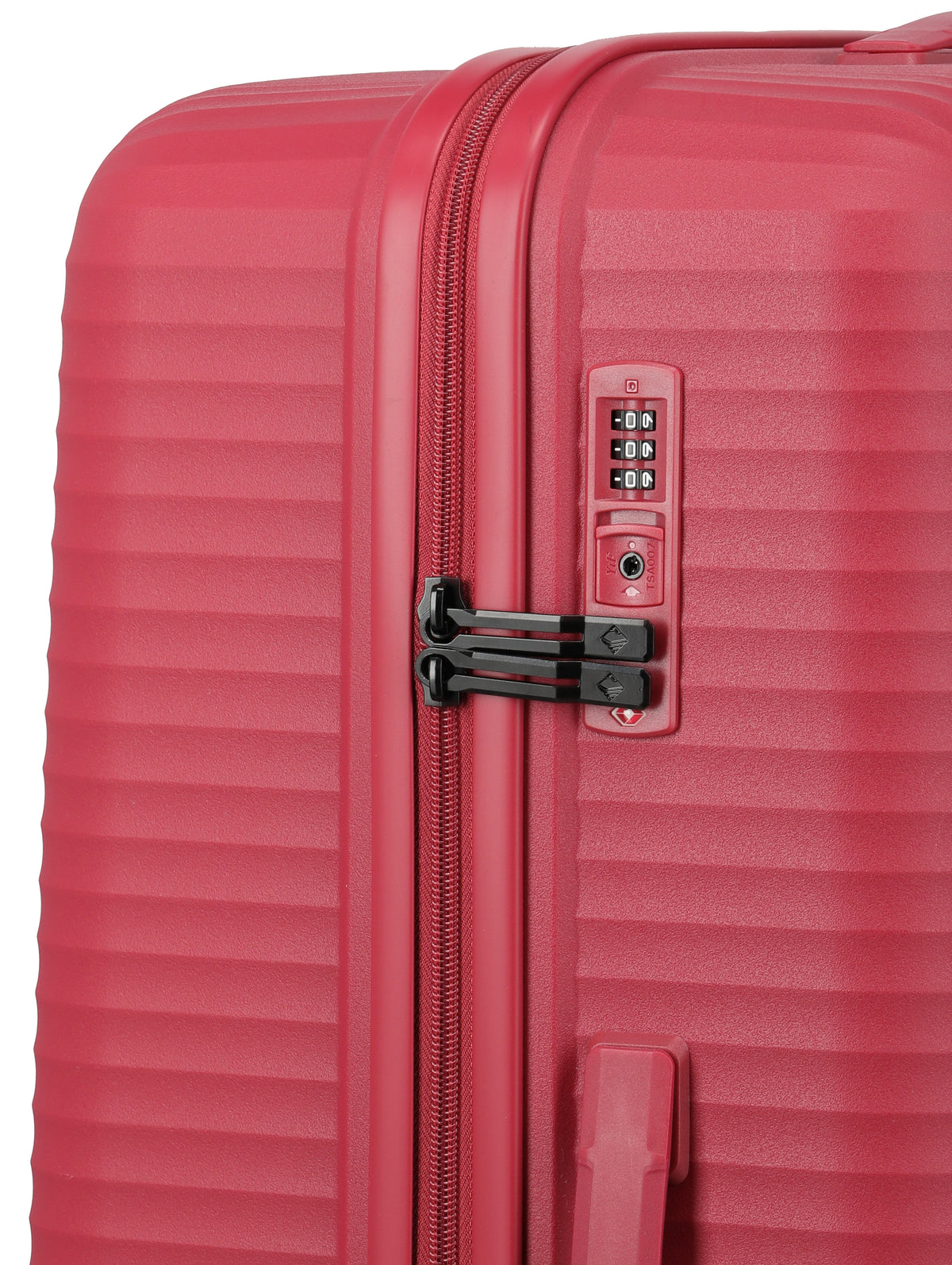 Travelite AIR STRIPE Trolley L Koffer in Rot – Ansicht 4