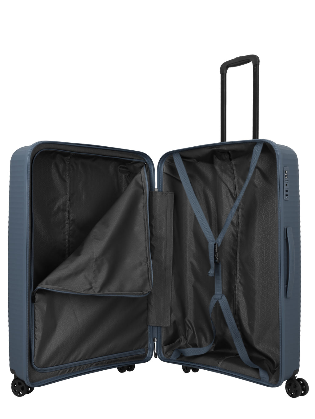 Travelite AIR STRIPE Trolley L Koffer in Blau – Ansicht 6