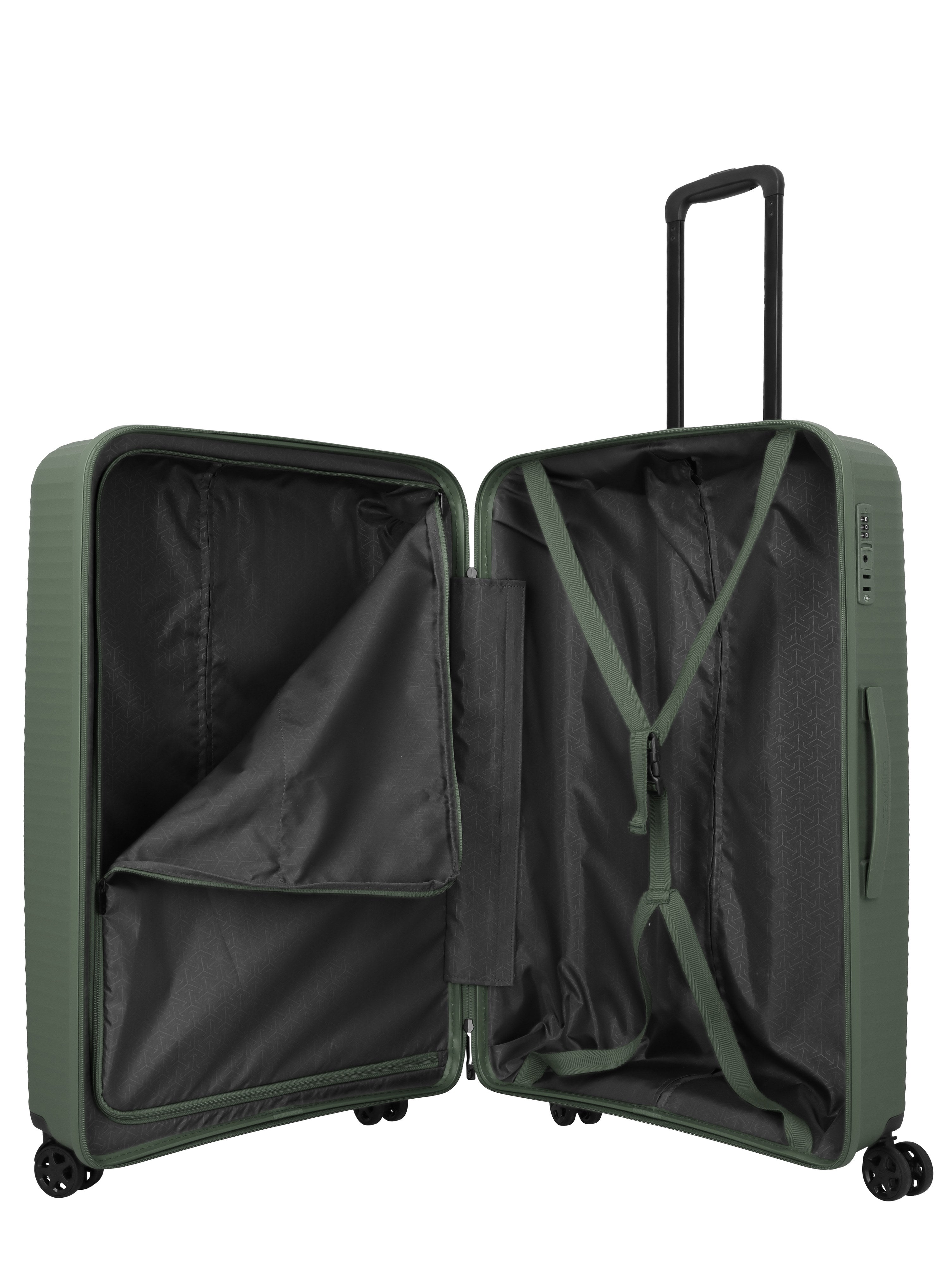 Travelite AIR STRIPE Trolley L Koffer in Grün – Ansicht 6