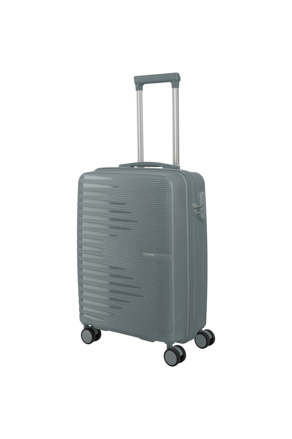 Travelite PACIFIC 4w Trolley S, Anthracite – Schrägansicht