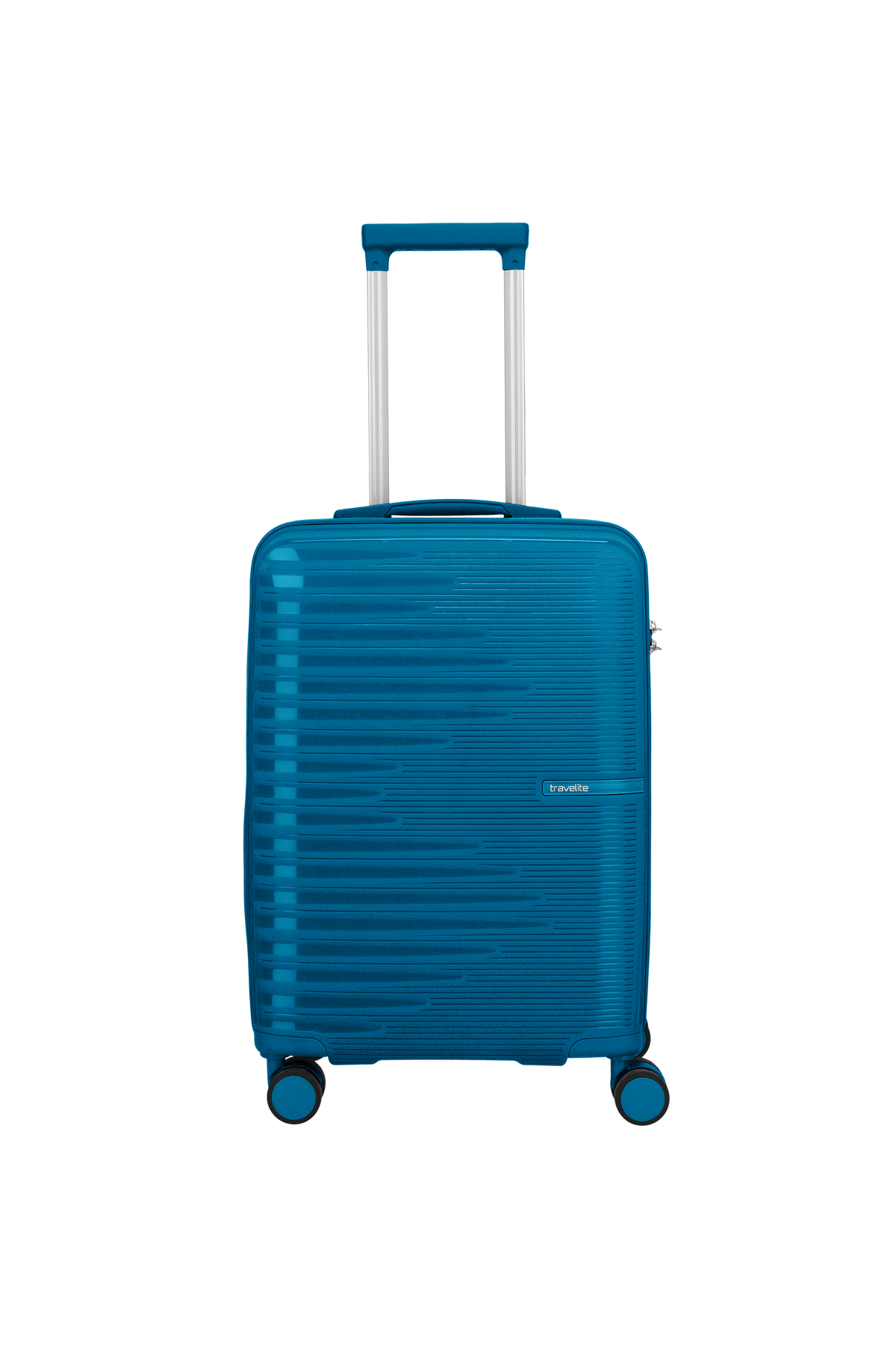 Travelite PACIFIC Trolley S Petrol – Vorderansicht