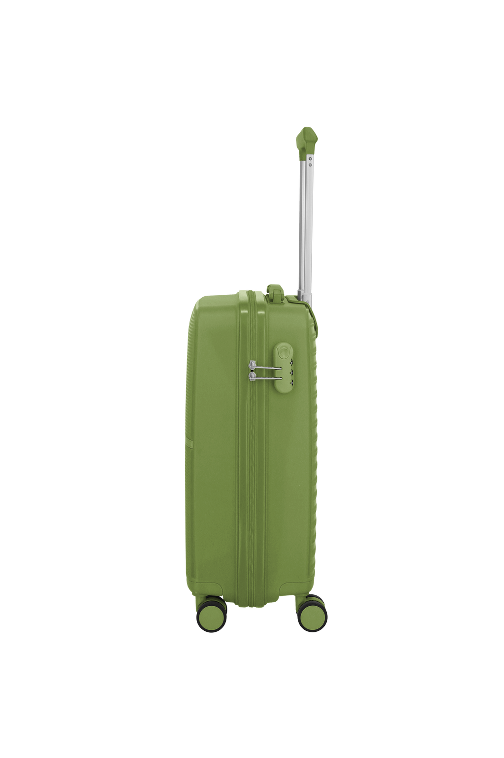 Travelite PACIFIC 4w Trolley S, Olive – Seitenansicht