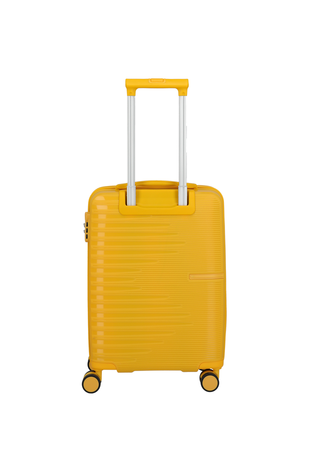 Travelite PACIFIC 4w Trolley S, Yellow – Rückansicht