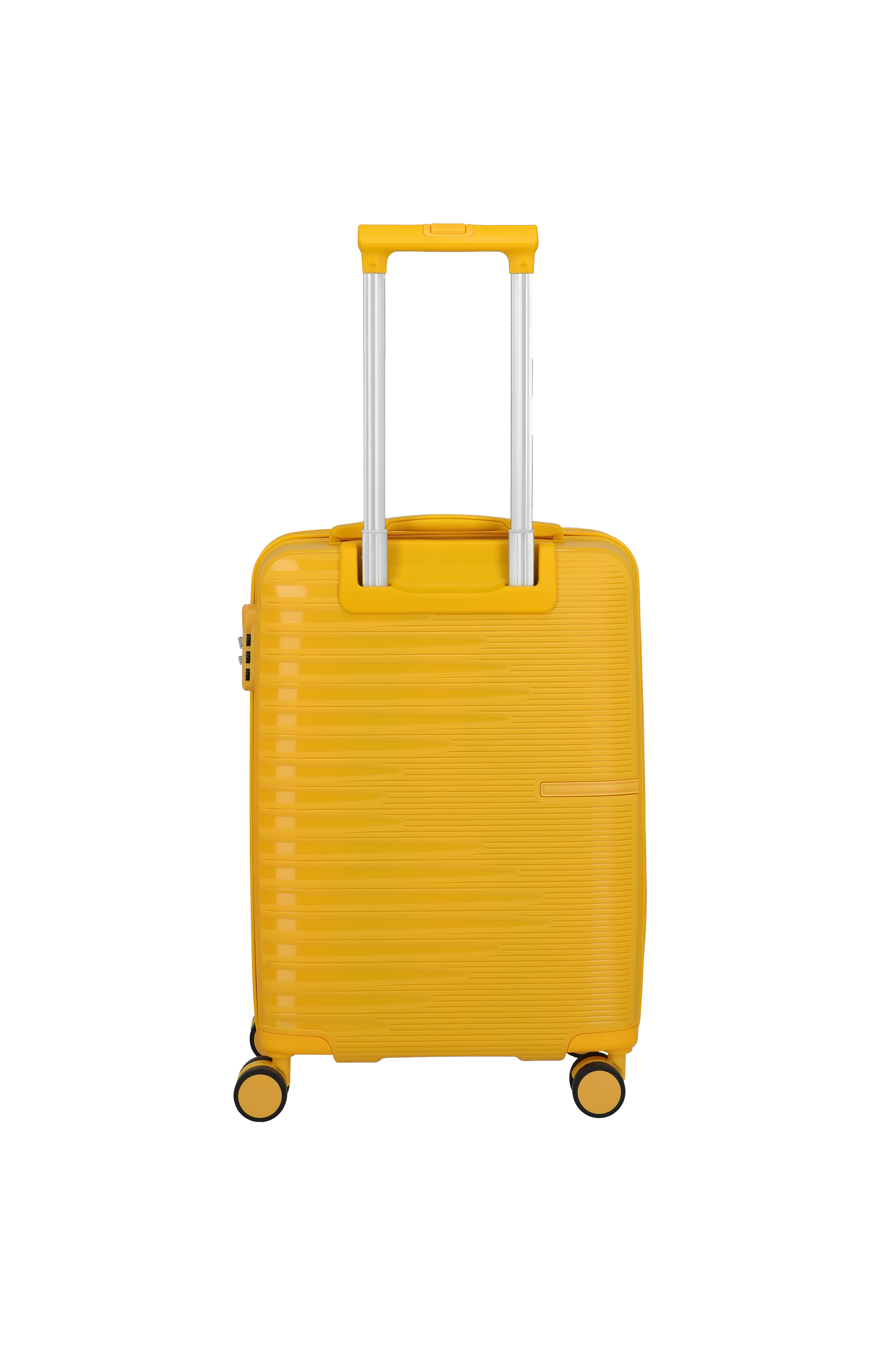 Travelite PACIFIC 4w Trolley S, Yellow – Rückansicht