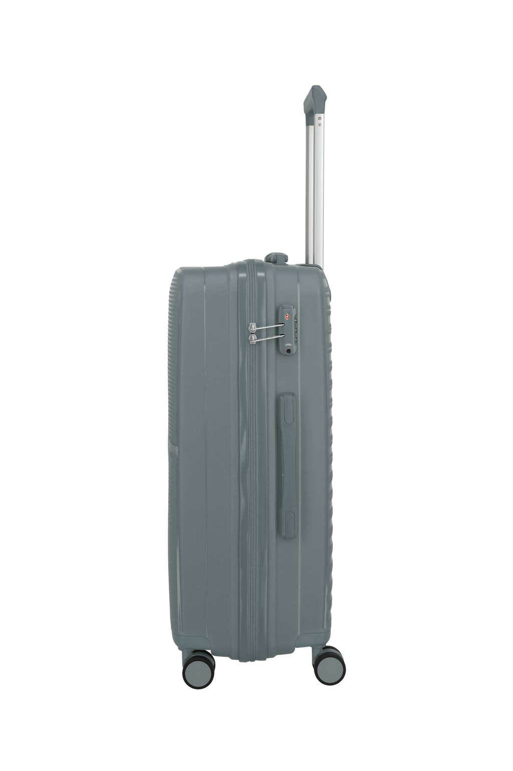 Travelite PACIFIC 4w Trolley M, Anthracite – Seitenansicht