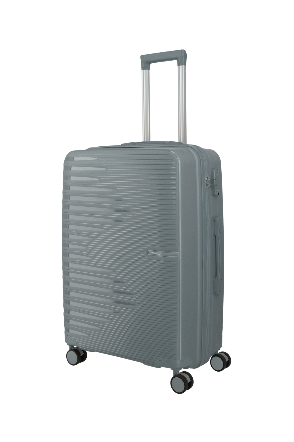 Travelite PACIFIC 4w Trolley M, Anthracite – Schrägansicht