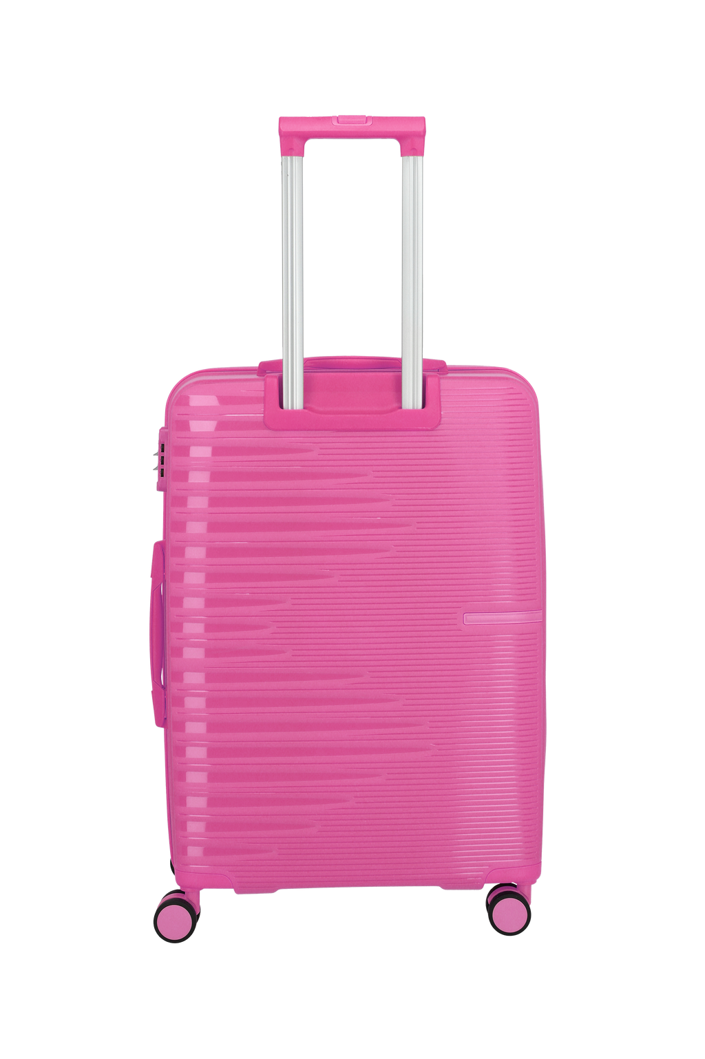 Travelite PACIFIC 4w Trolley M, Pink – Rückansicht