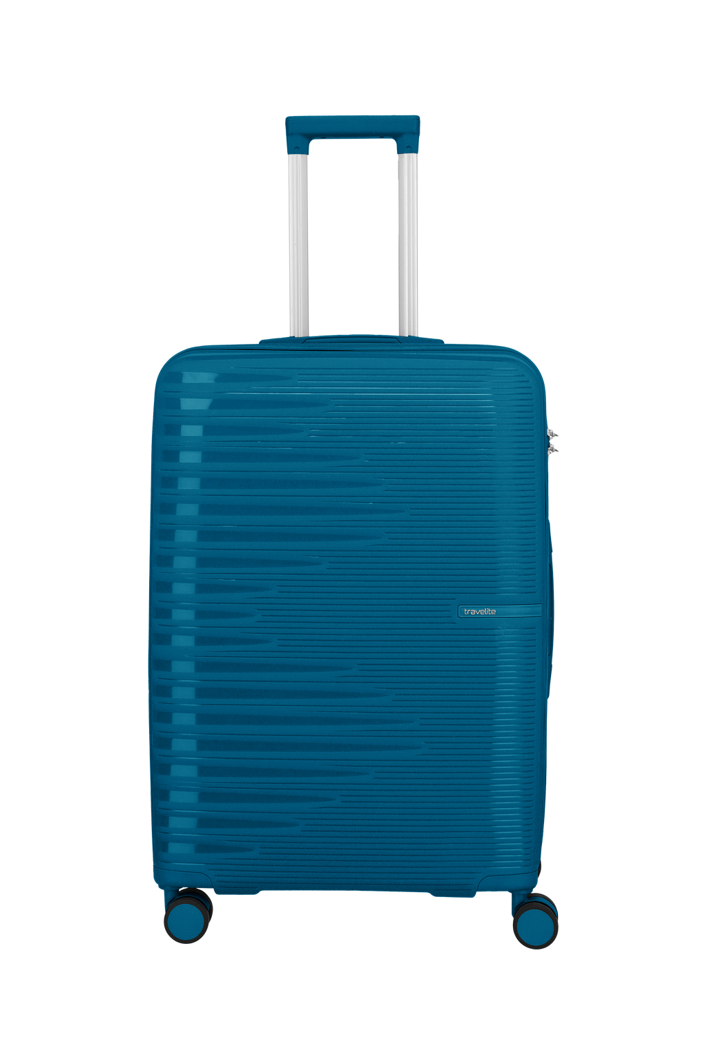 Travelite PACIFIC Trolley M Petrol – Vorderansicht
