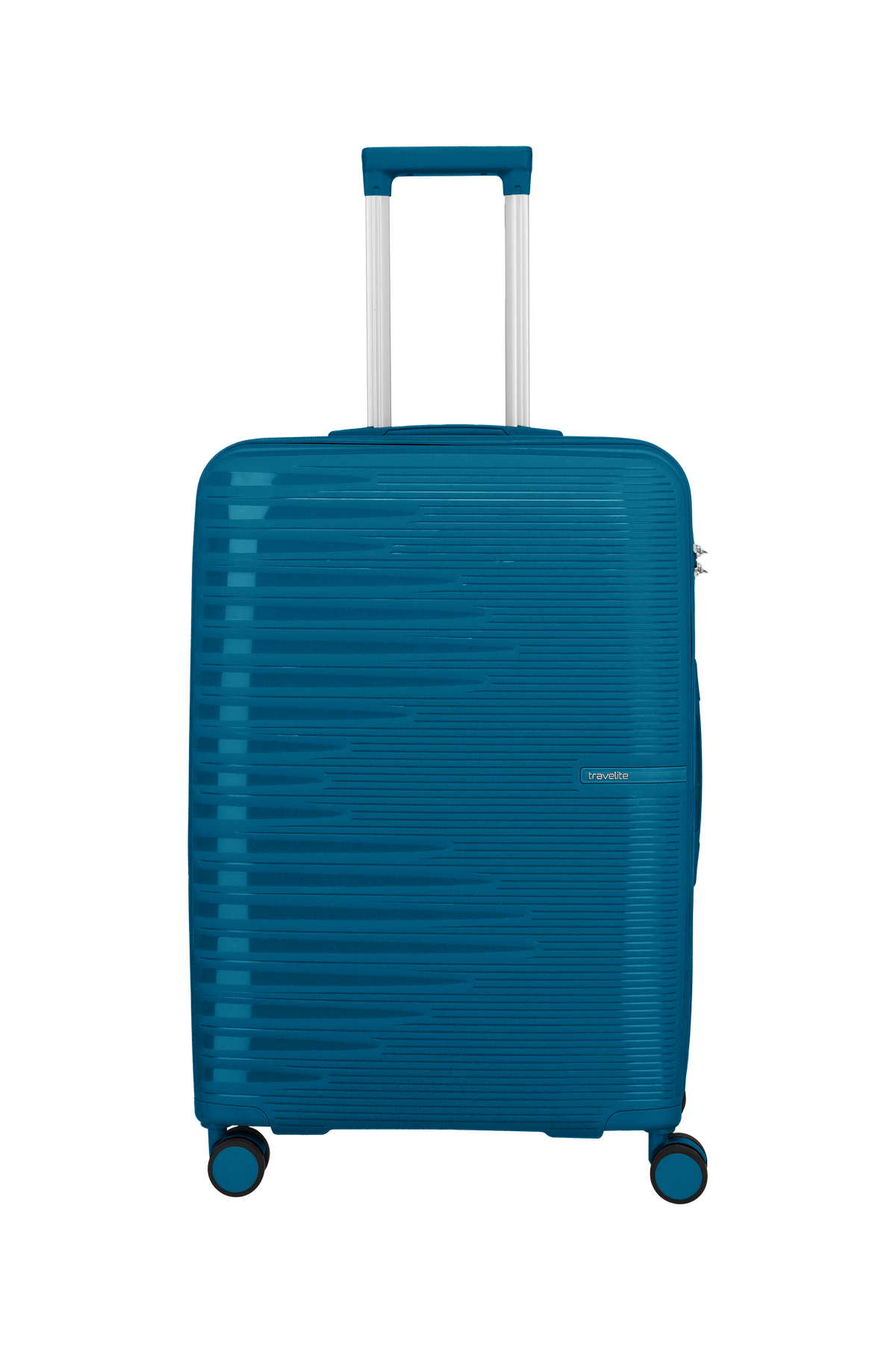 Travelite PACIFIC Trolley M Petrol – Vorderansicht