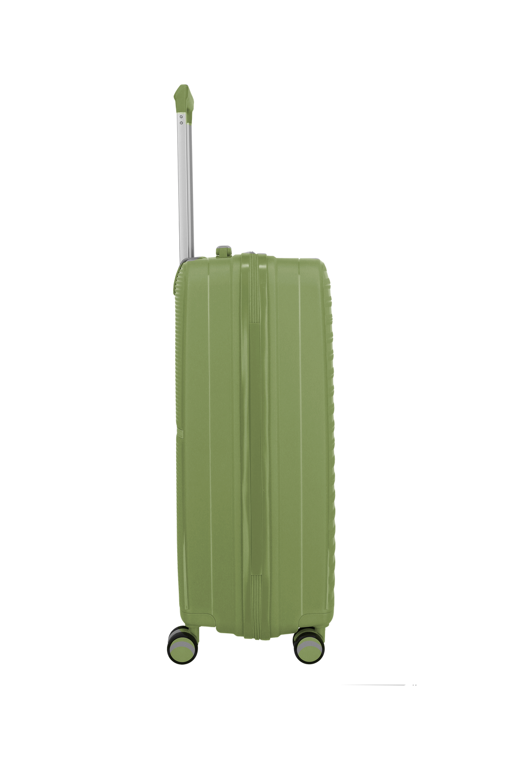 Travelite PACIFIC 4w Trolley M, Olive – Seitenansicht