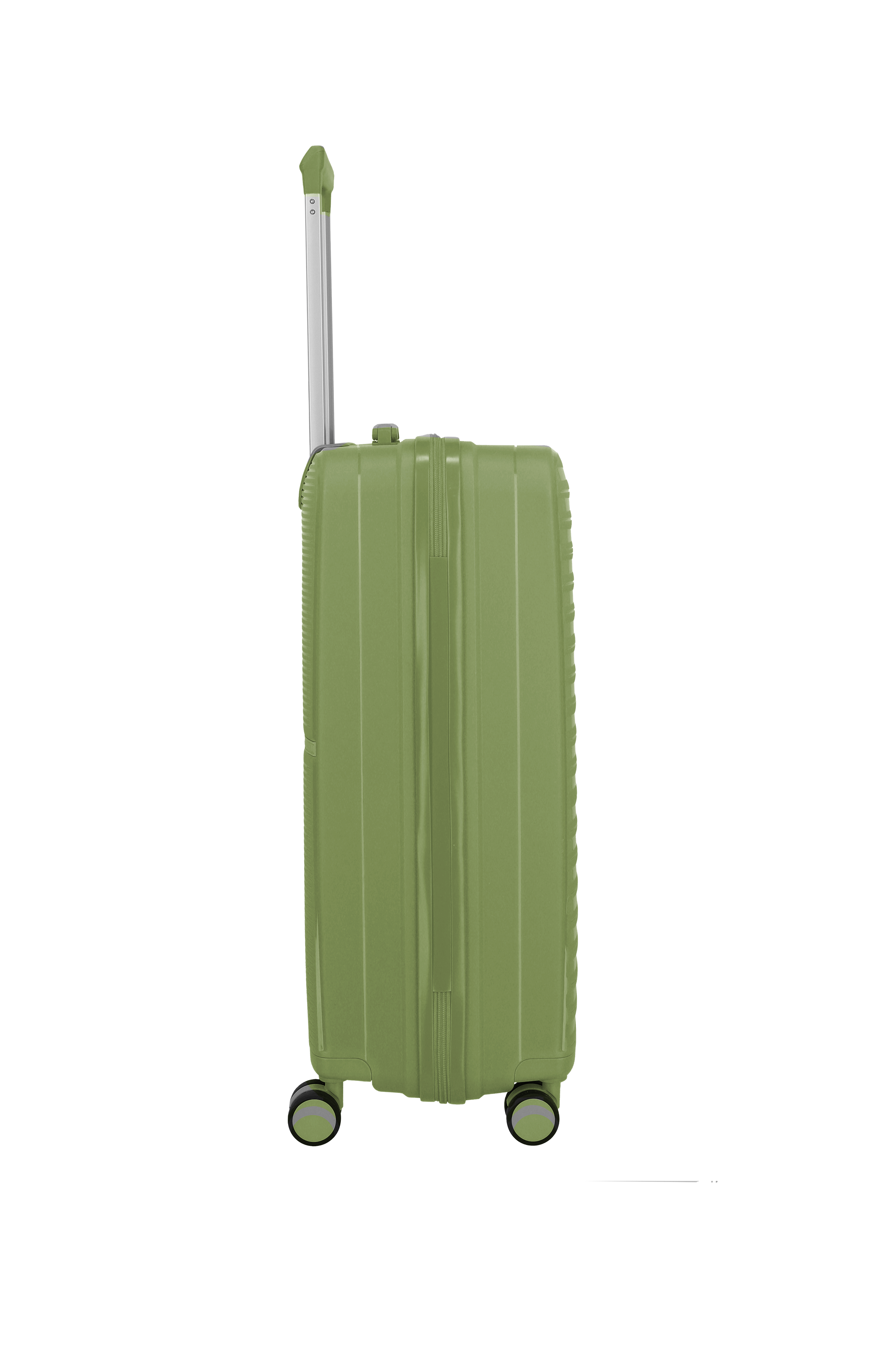 Travelite PACIFIC 4w Trolley M, Olive – Seitenansicht