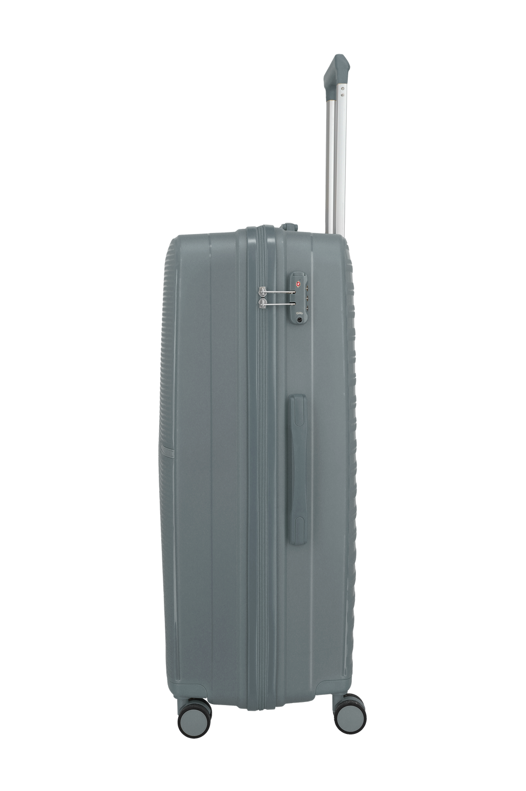 Travelite PACIFIC 4w Trolley L, Anthracite – Seitenansicht