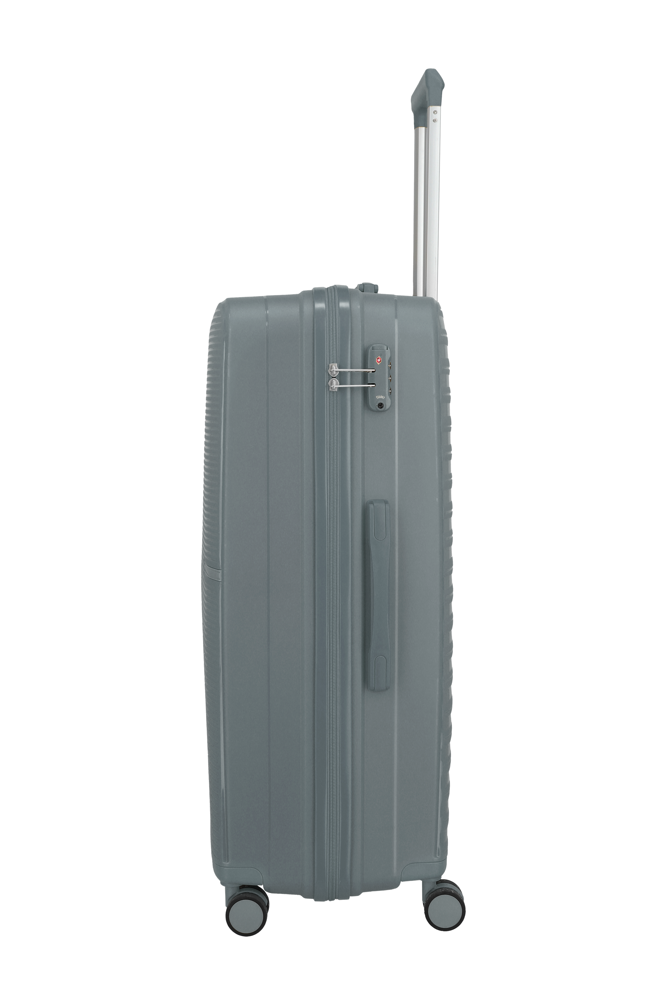 Travelite PACIFIC 4w Trolley L, Anthracite – Seitenansicht