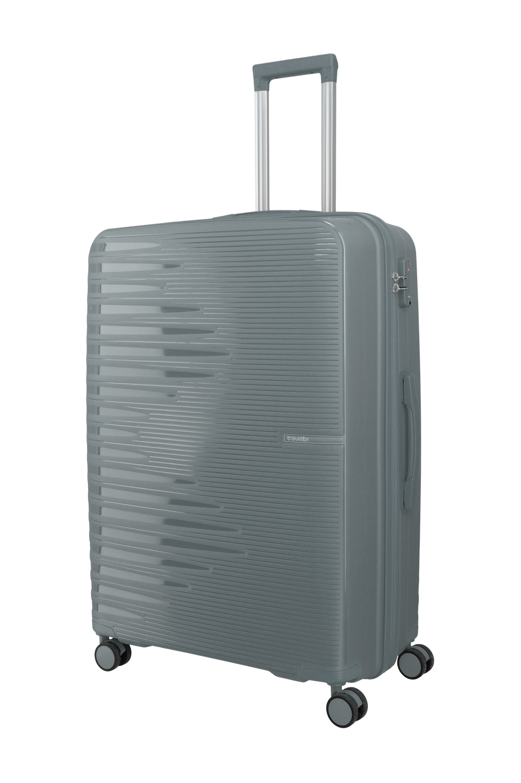 Travelite PACIFIC 4w Trolley L, Anthracite – Schrägansicht