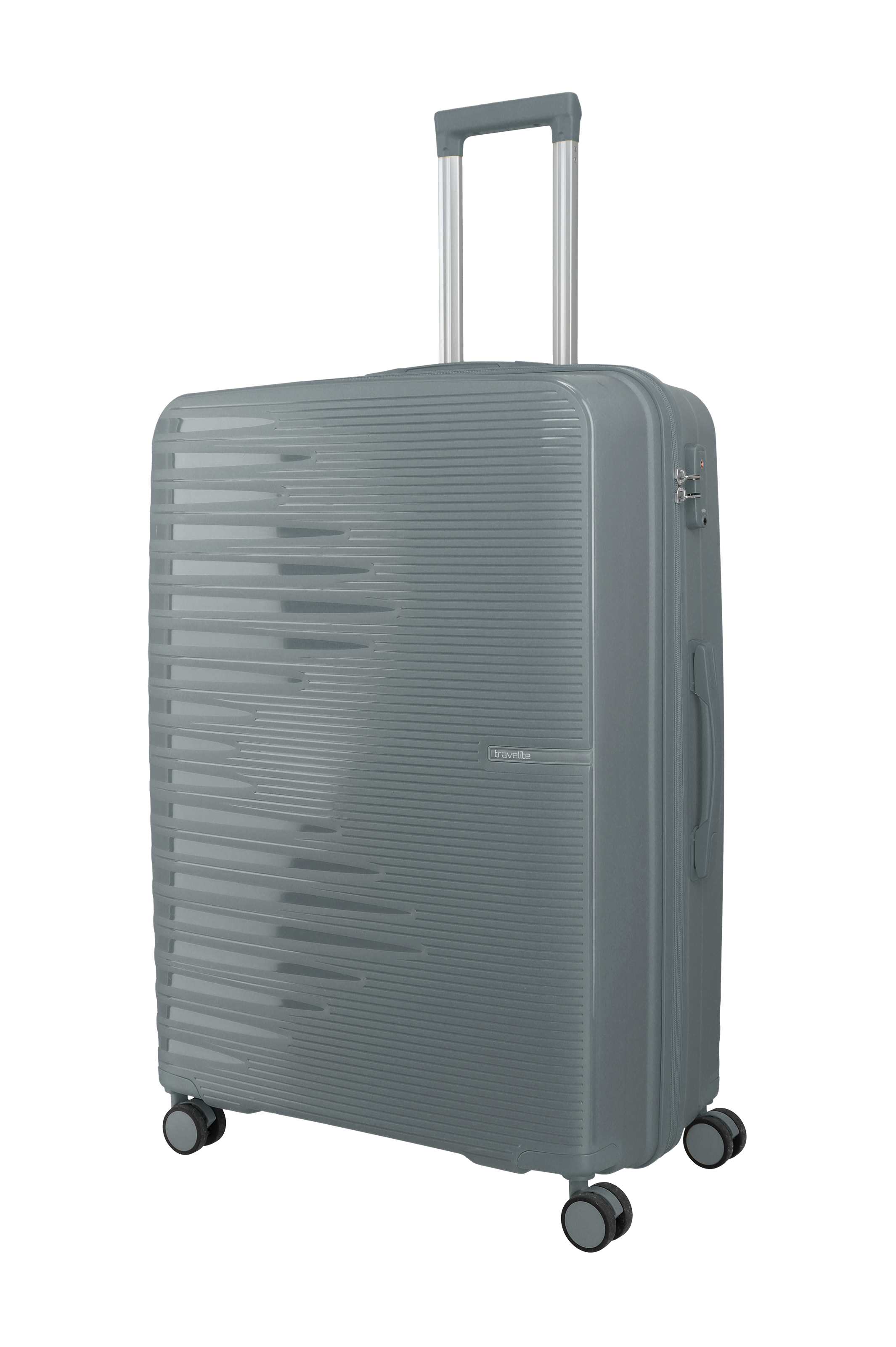 Travelite PACIFIC 4w Trolley L, Anthracite – Schrägansicht