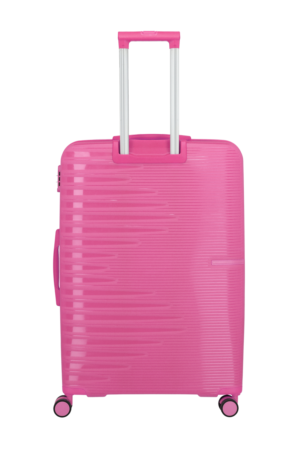 Travelite PACIFIC 4w Trolley L, Pink – Rückansicht