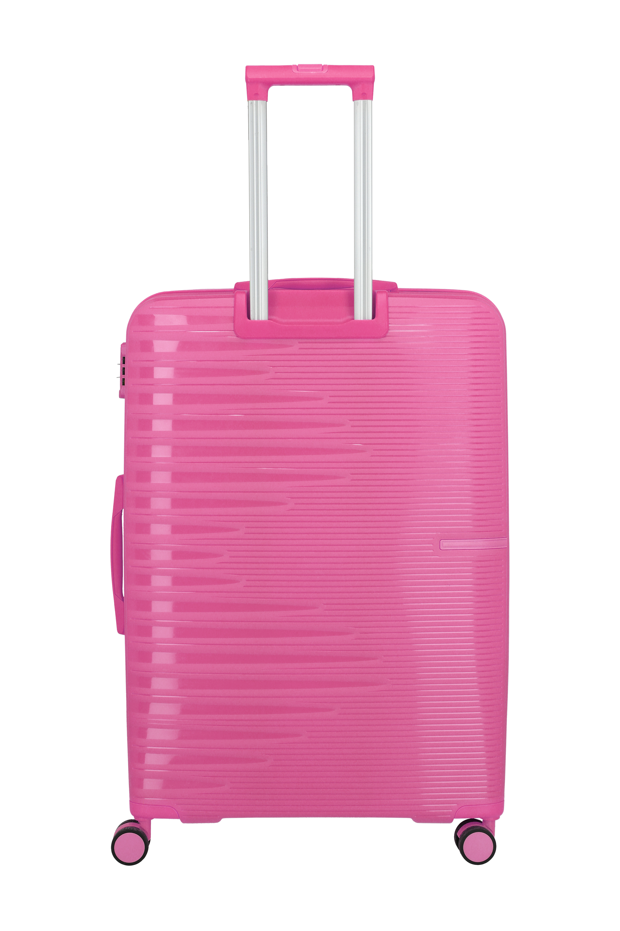 Travelite PACIFIC 4w Trolley L, Pink – Rückansicht
