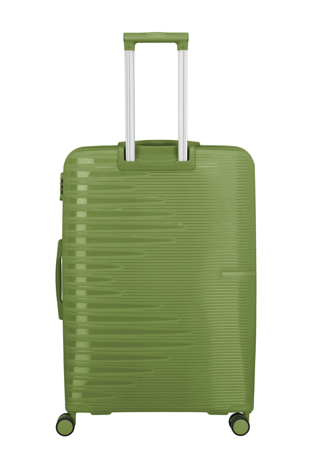 Travelite PACIFIC 4w Trolley L, Olive – Rückansicht