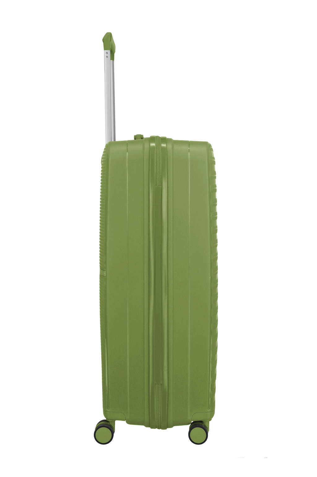Travelite PACIFIC 4w Trolley L, Olive – Seitenansicht