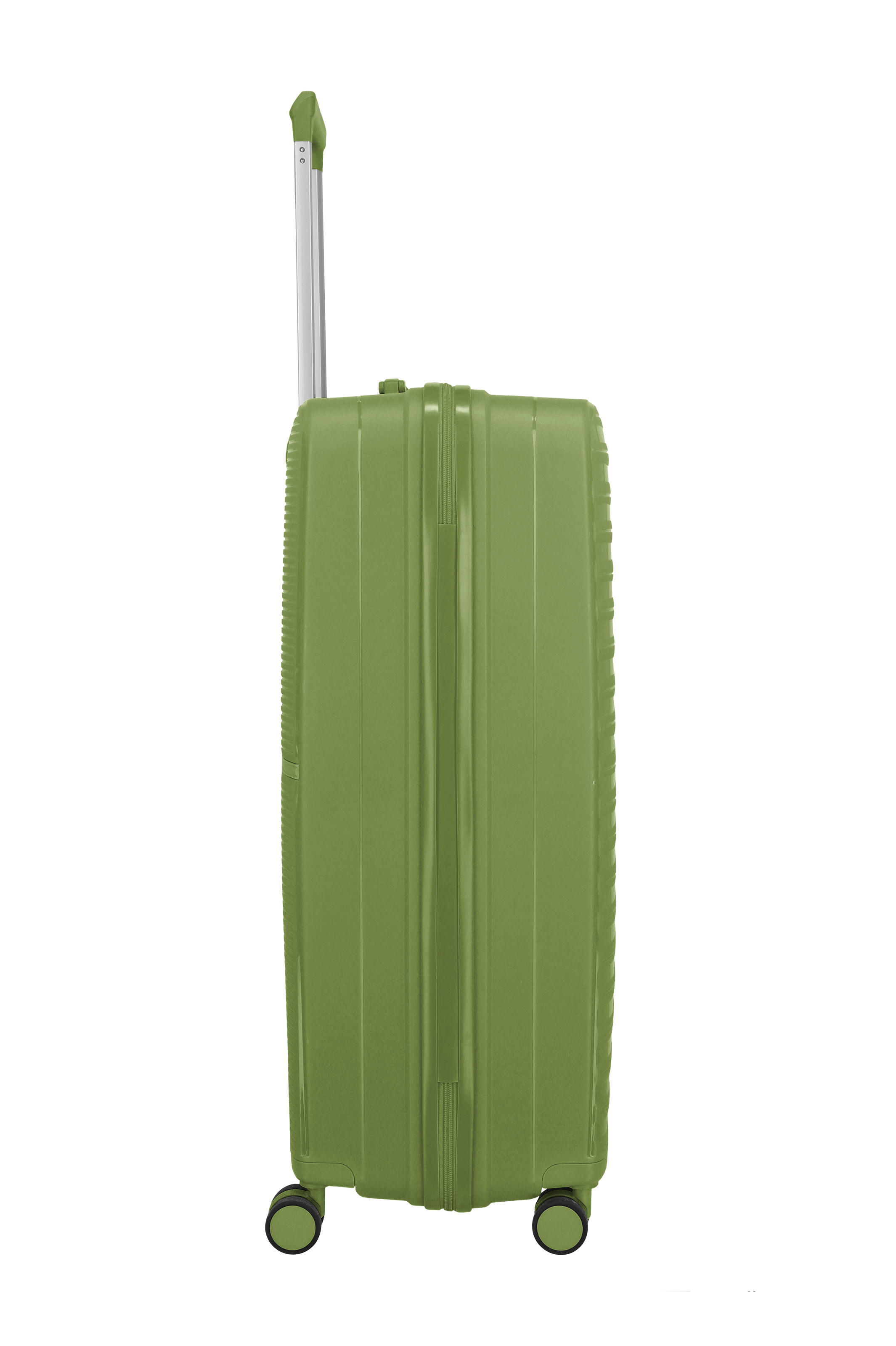 Travelite PACIFIC 4w Trolley L, Olive – Seitenansicht