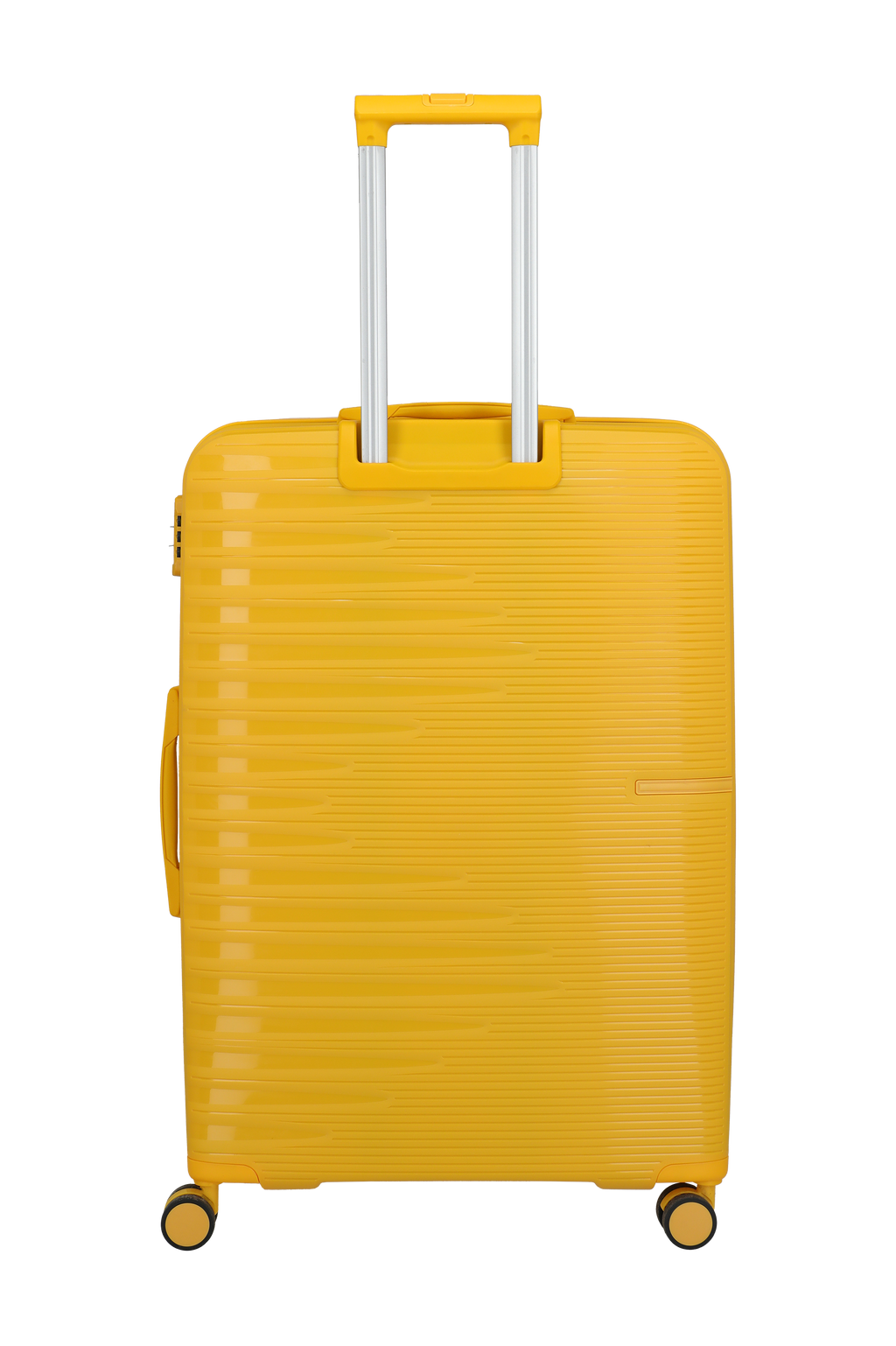 Travelite PACIFIC 4w Trolley L, Yellow – Rückansicht