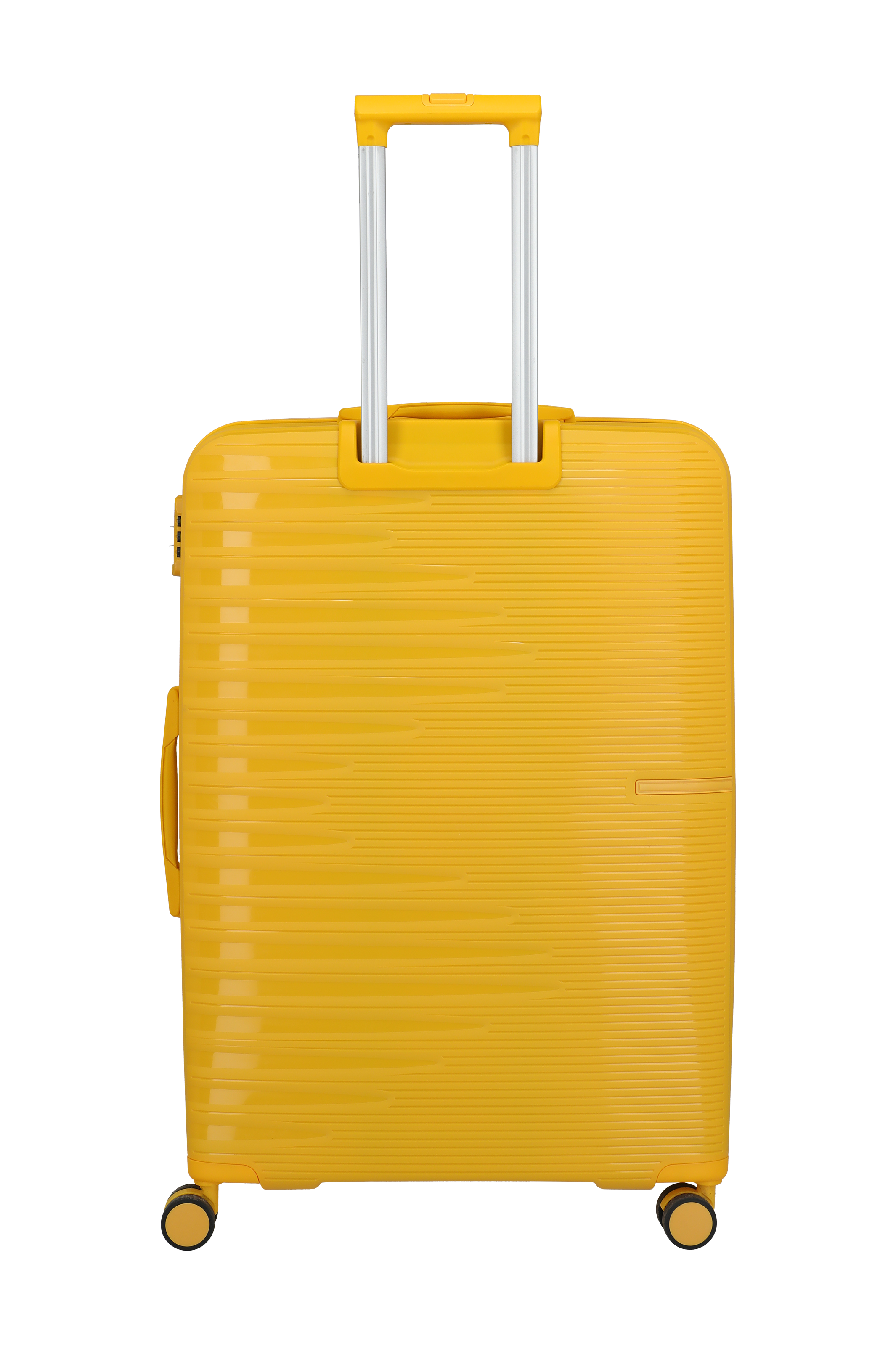 Travelite PACIFIC 4w Trolley L, Yellow – Rückansicht
