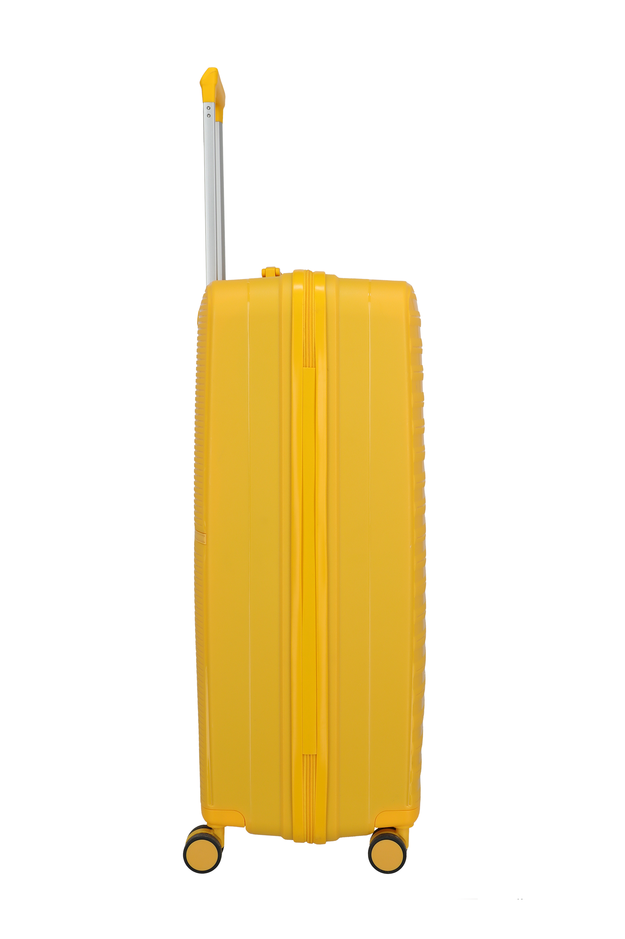 Travelite PACIFIC 4w Trolley L, Yellow – Seitenansicht