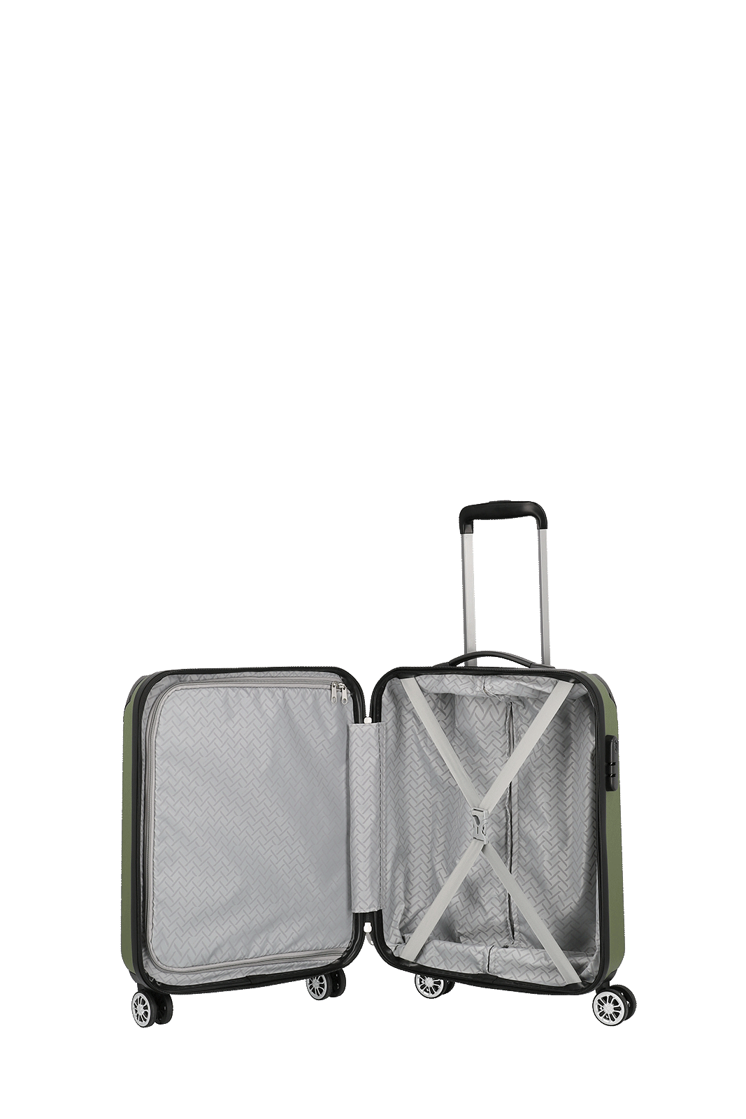 Travelite CITY 4w Trolley S, Grün – Produktansicht 6