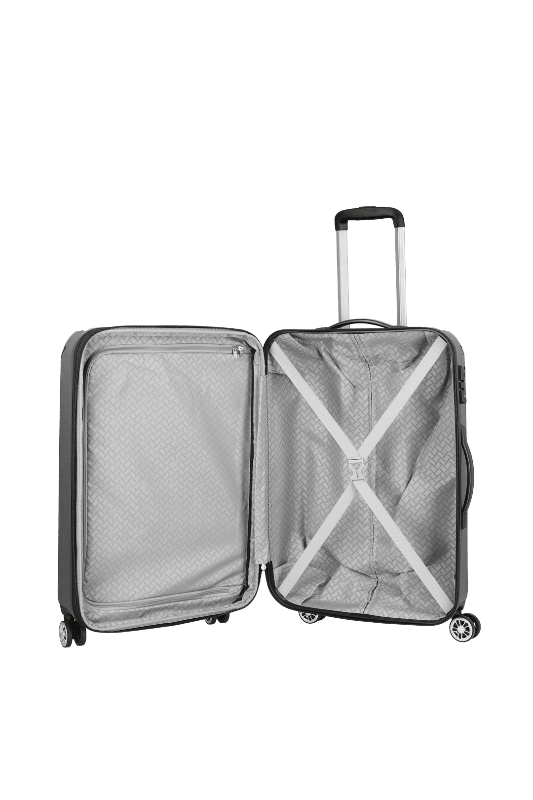 Travelite CITY 4w Trolley M erw., Anthrazit – Produktansicht 6